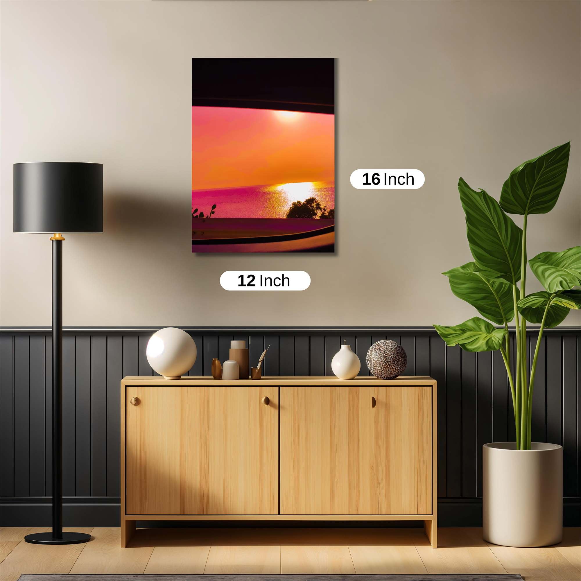 Sunset Serenity Safe Wall Magnetic / M