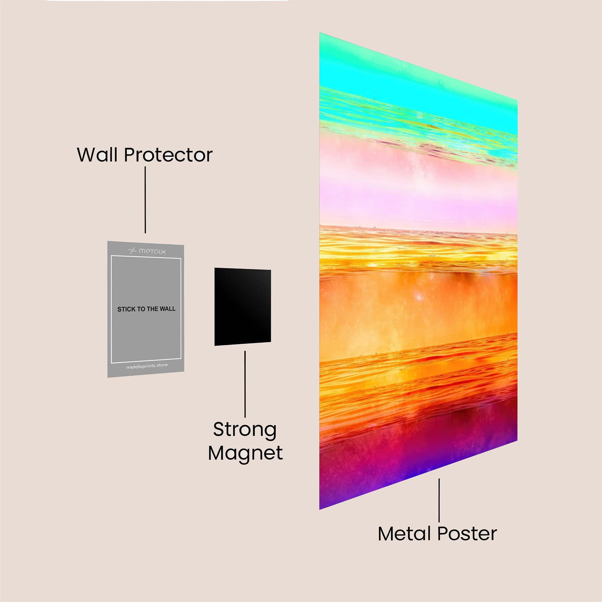 Sunset Dream Safe Wall Magnetic / M