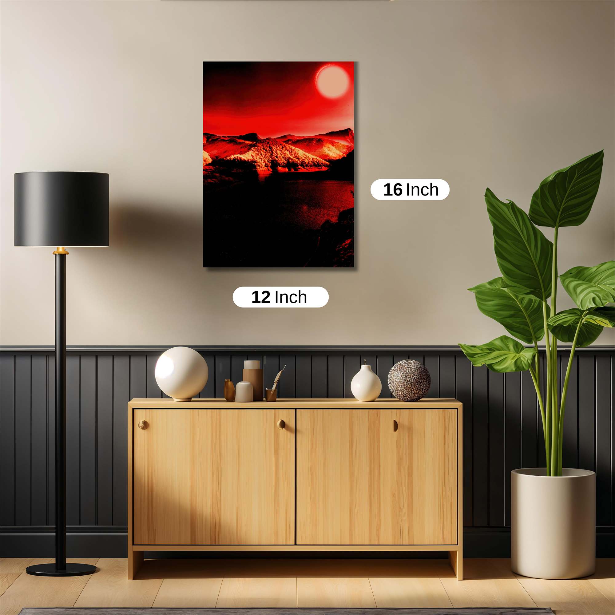 Sunset Inferno Safe Wall Magnetic / M