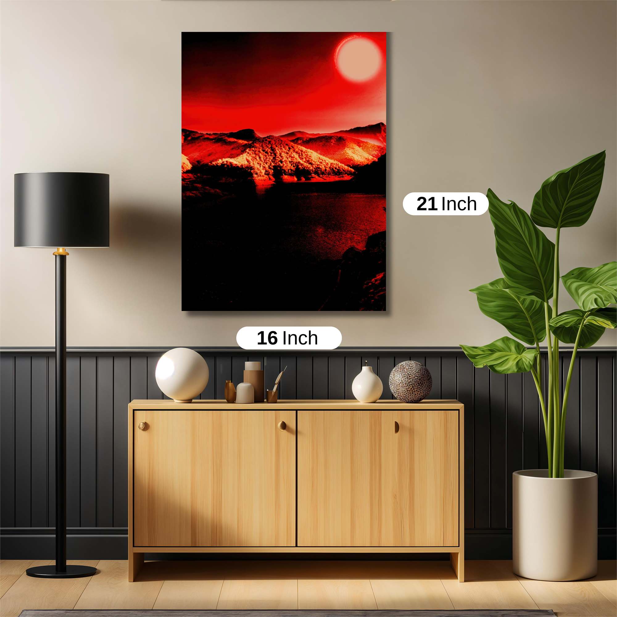 Sunset Inferno Safe Wall Magnetic / M