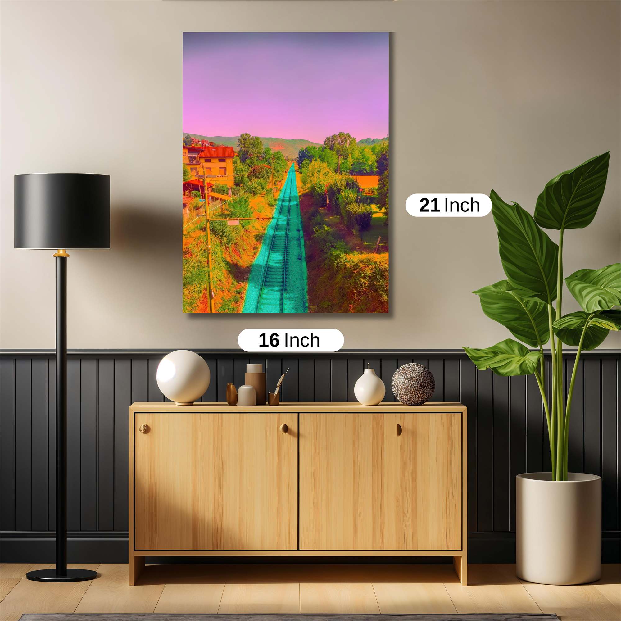 Railway Dreamscape Safe Wall Magnetic / M