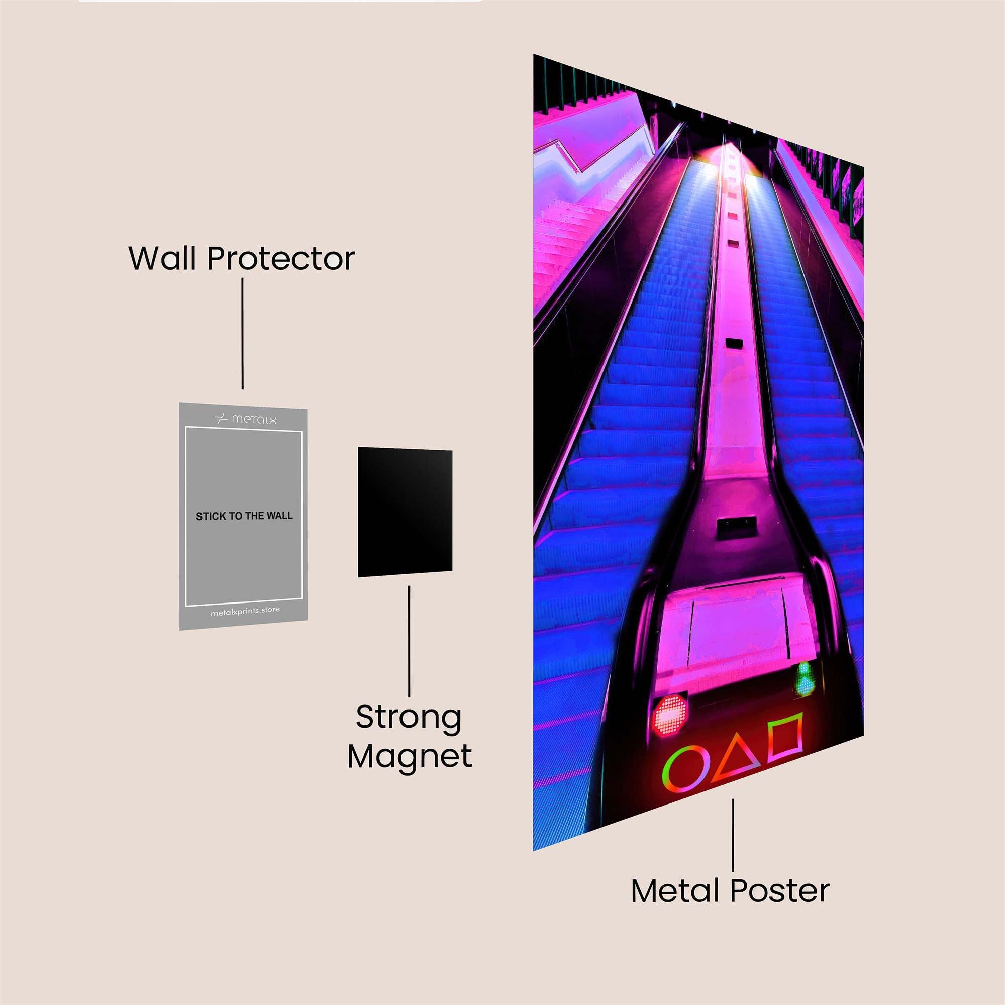 Game Descent Safe Wall Magnetic / M