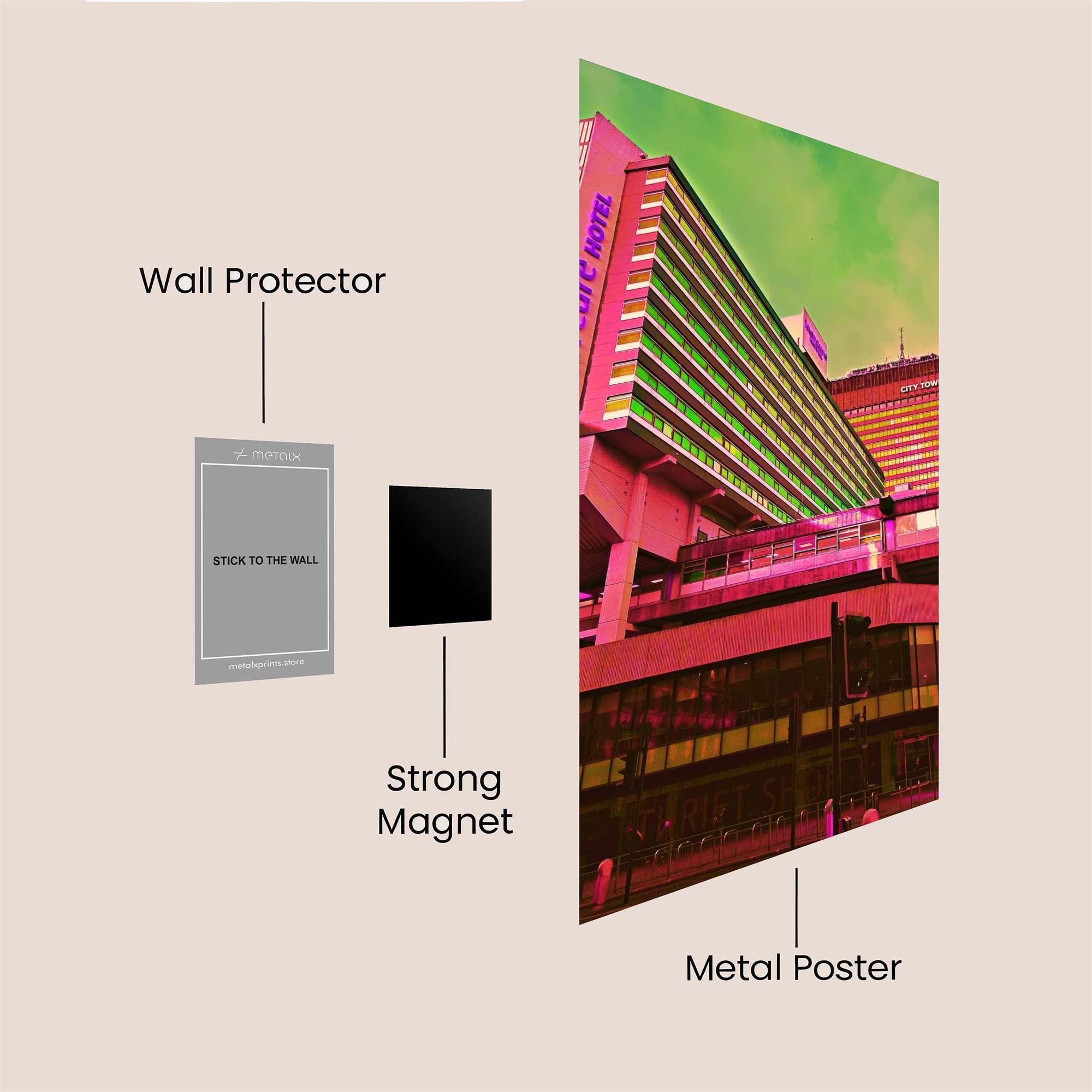 Vulcanic Glow Safe Wall Magnetic / M