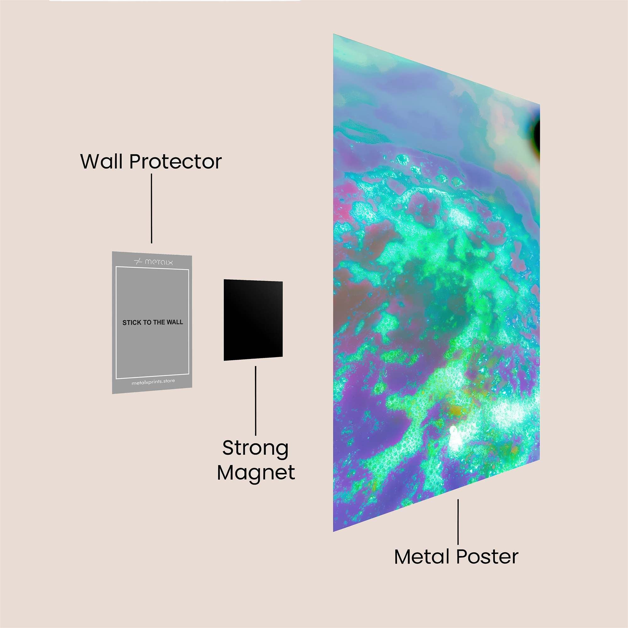 Cosmic Whimsy Safe Wall Magnetic / M