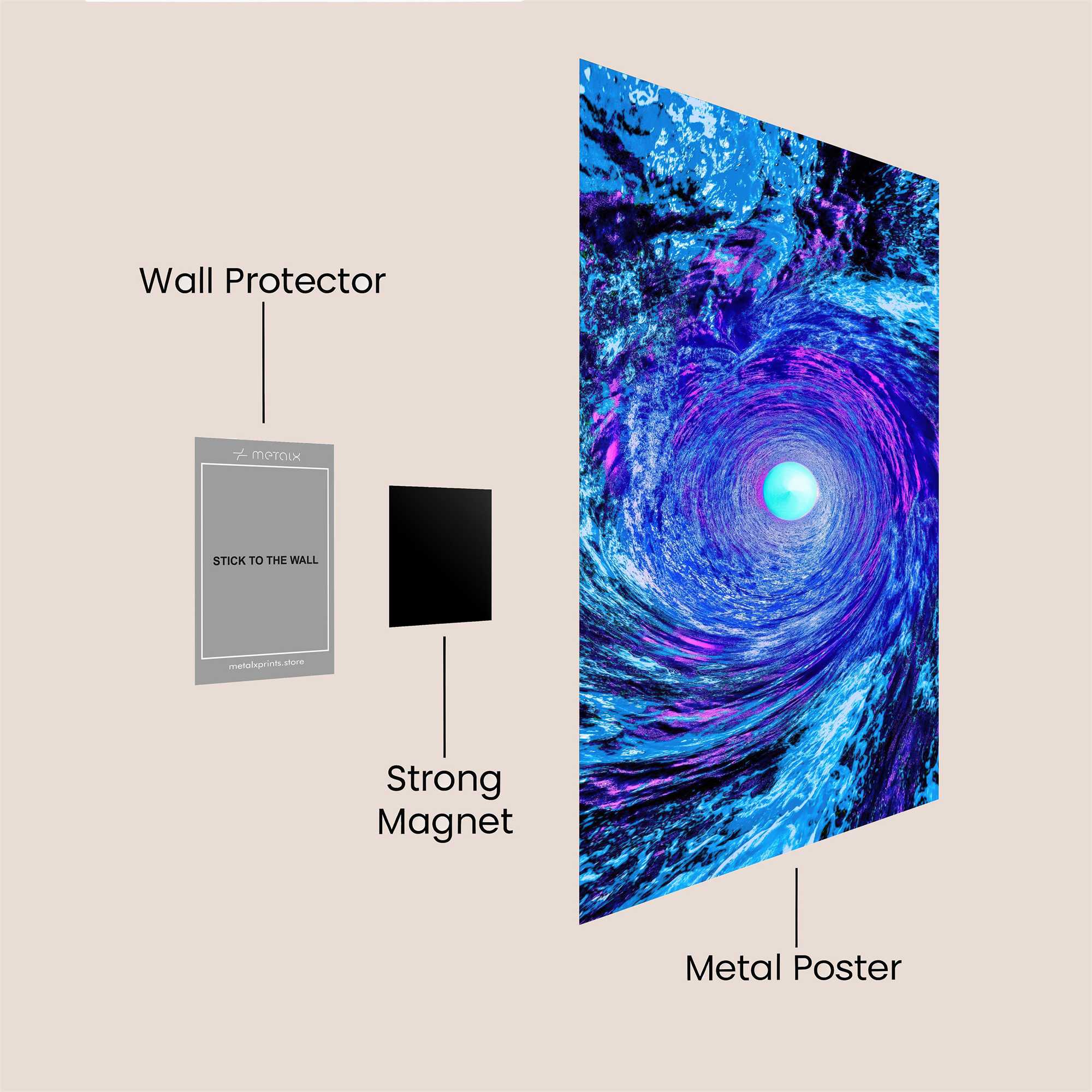 Vortex Enigma Safe Wall Magnetic / M