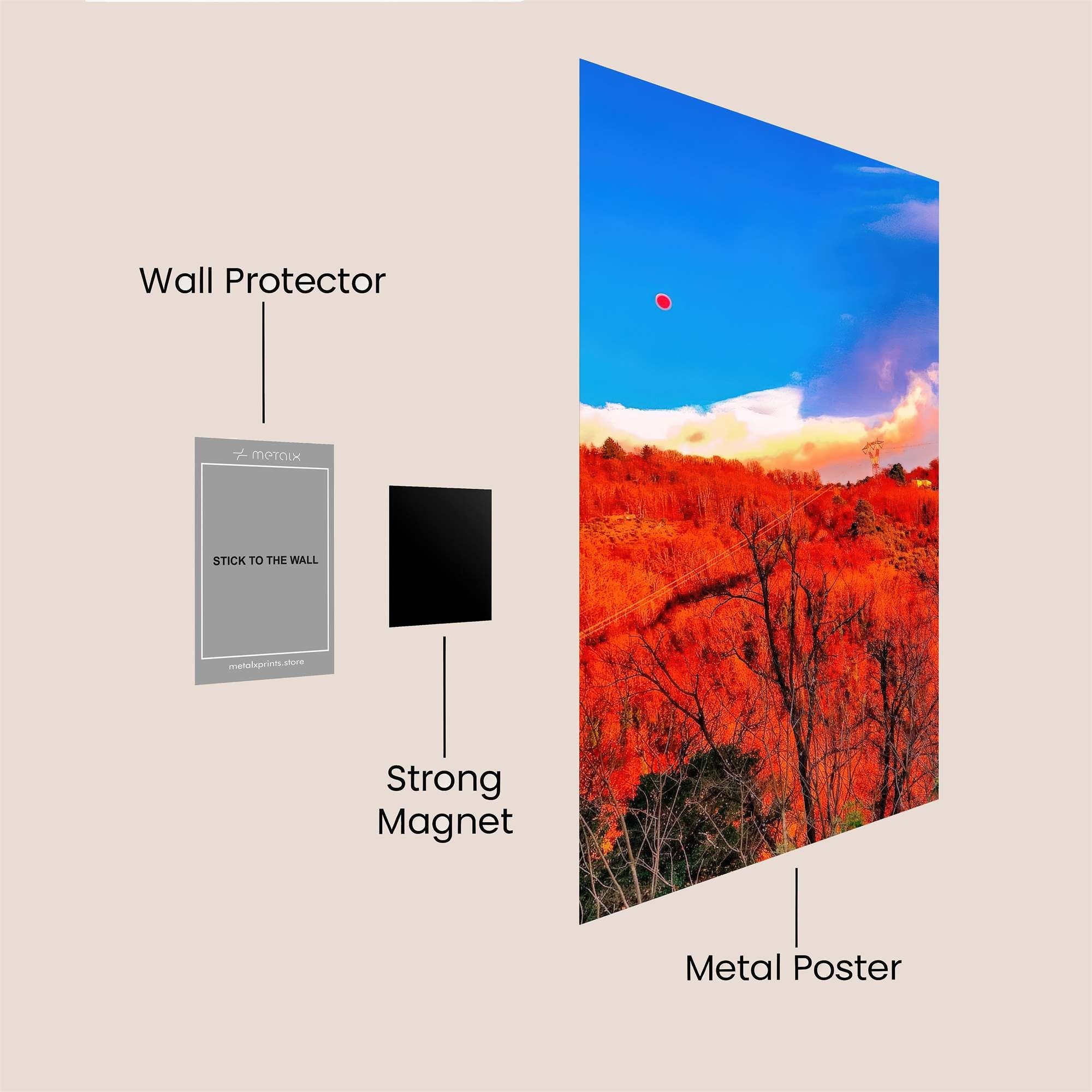 Autumn Serenity Safe Wall Magnetic / M