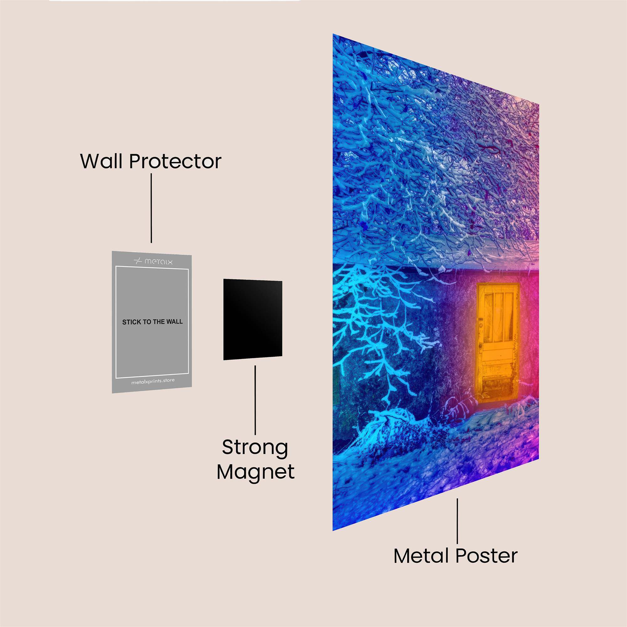 Cabin Dream Safe Wall Magnetic / M