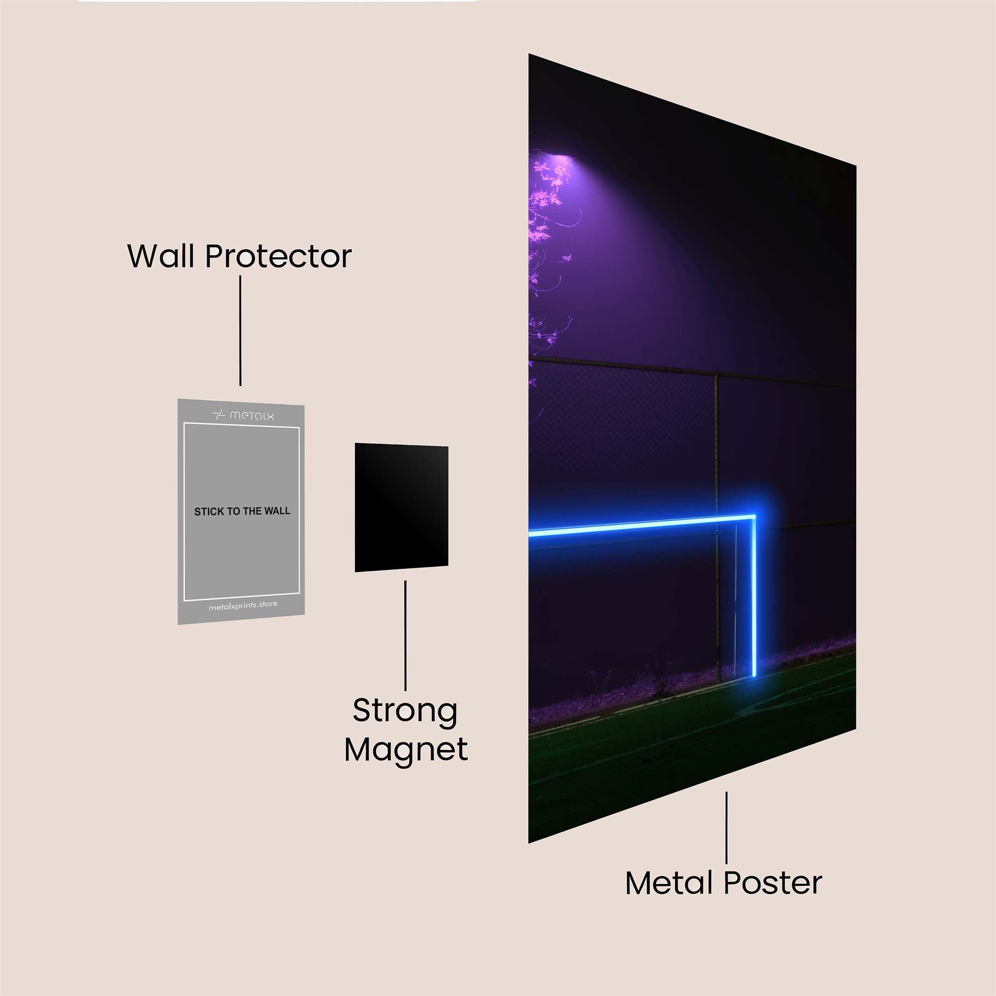 Mountain Serenity Safe Wall Magnetic / M