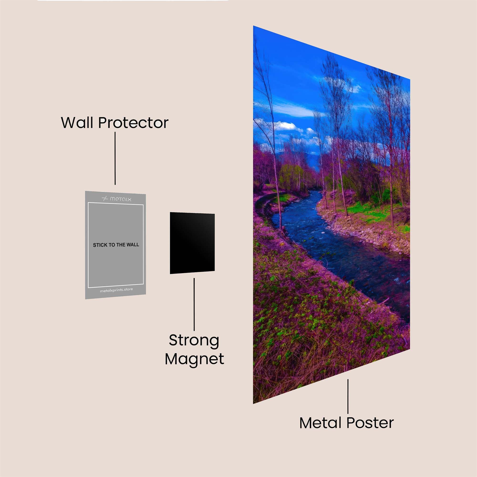 River Dreamscape Safe Wall Magnetic / M