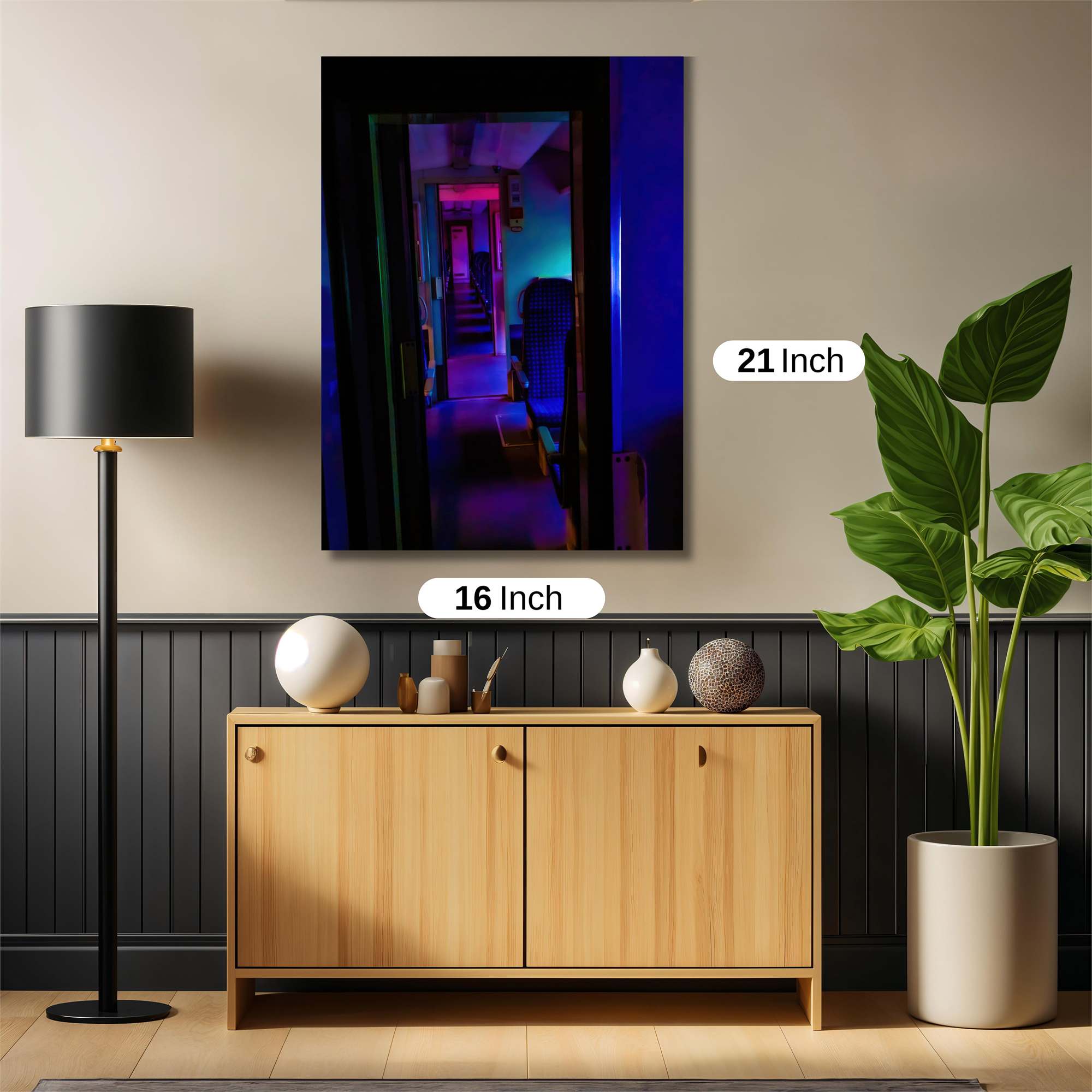 Train Twilight Safe Wall Magnetic / M