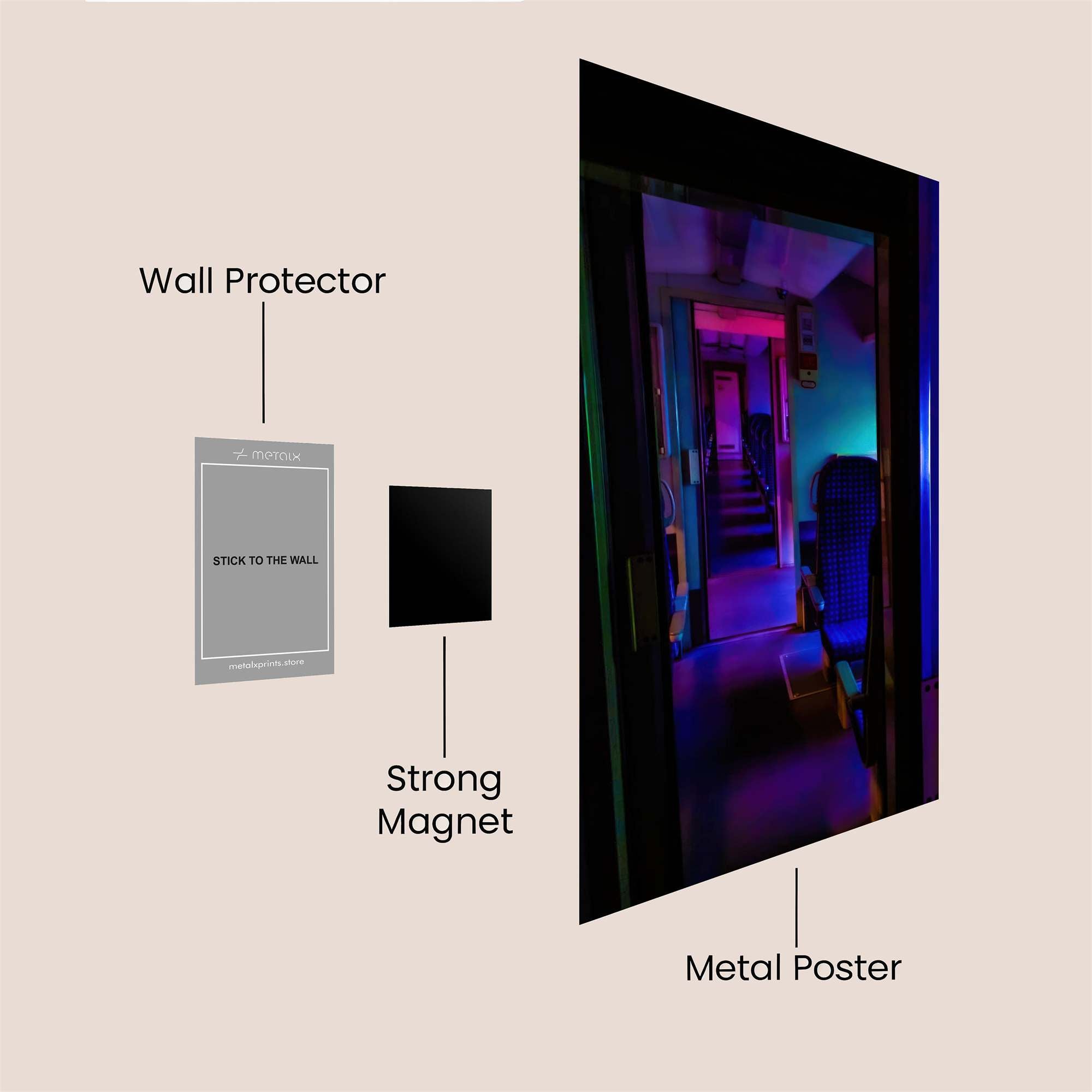 Train Twilight Safe Wall Magnetic / M
