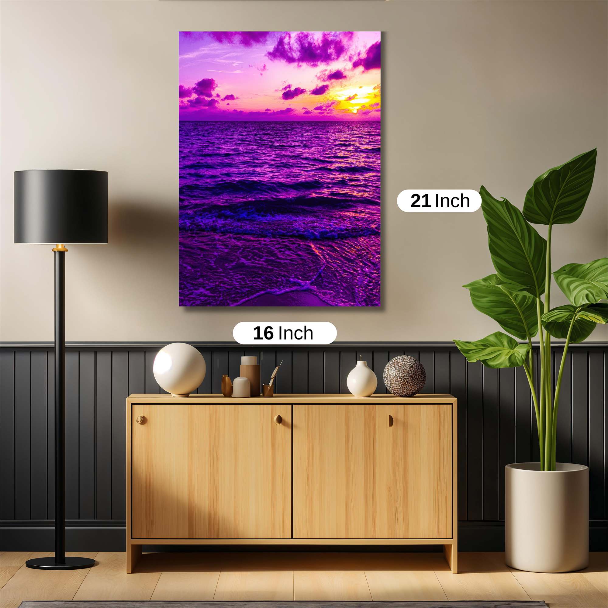 Sunset Serenity Safe Wall Magnetic / M