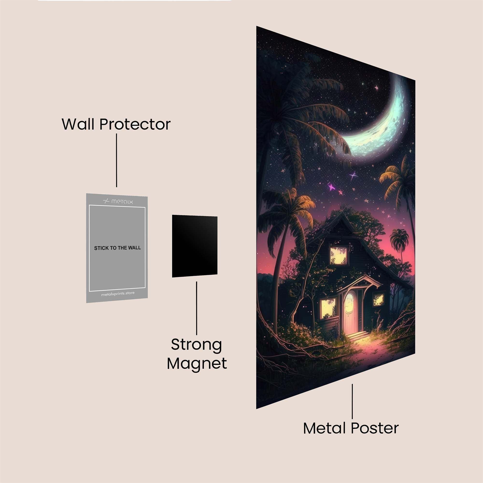 Moonlit Haven Safe Wall Magnetic / M