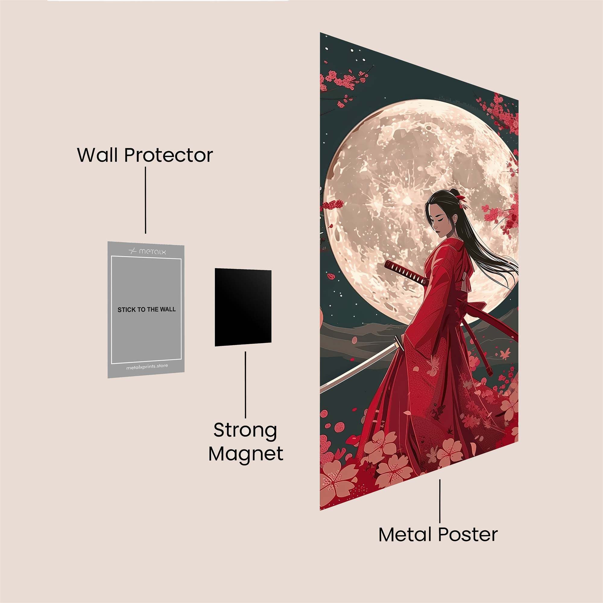 Samurai Serenity Safe Wall Magnetic / M