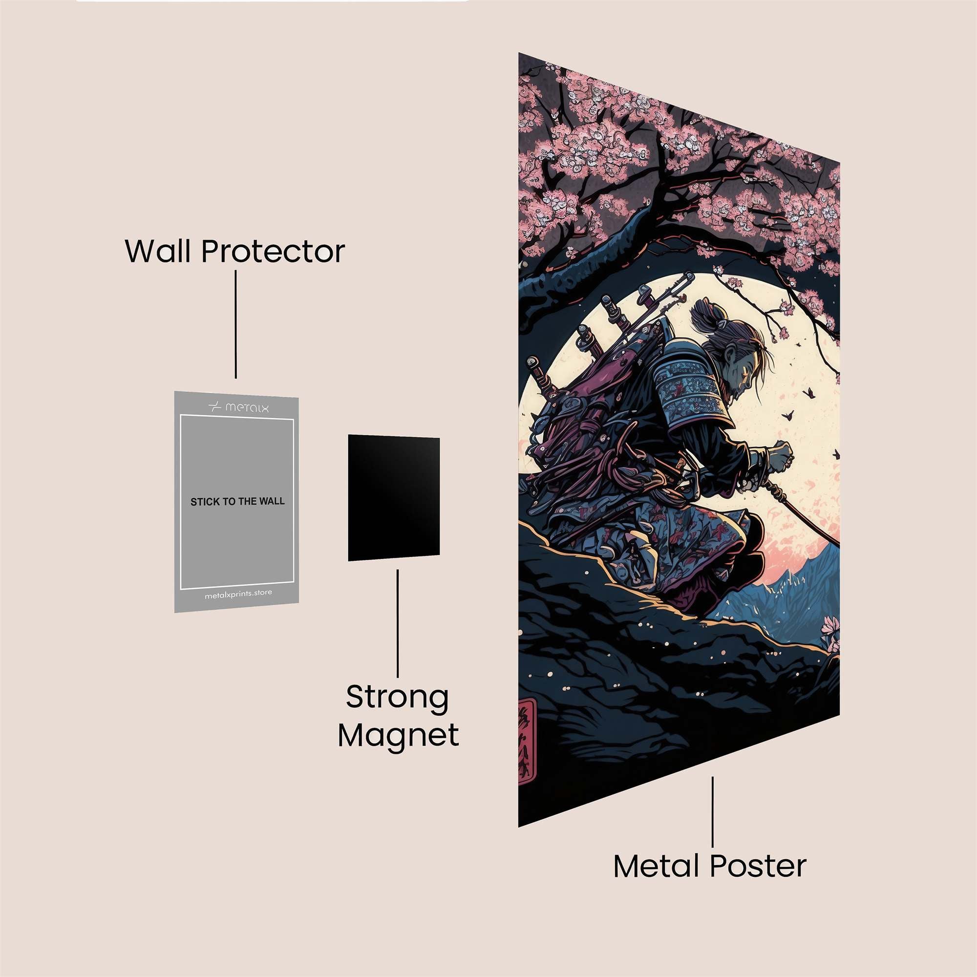 Samurai Serenity Safe Wall Magnetic / M