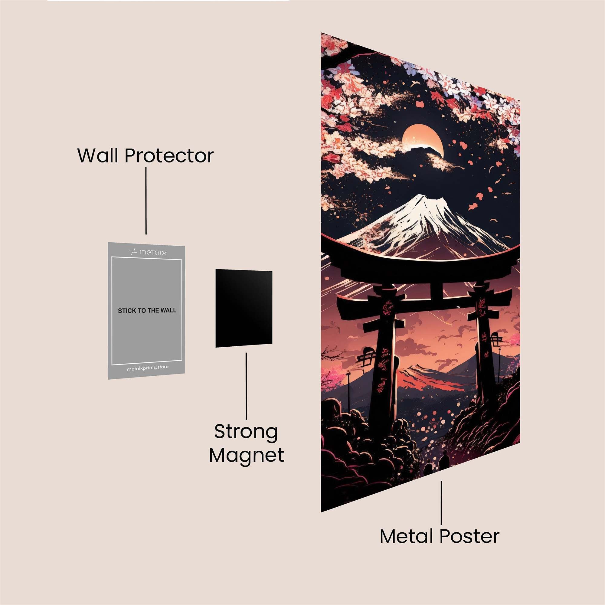 Fuji Serenity Safe Wall Magnetic / M