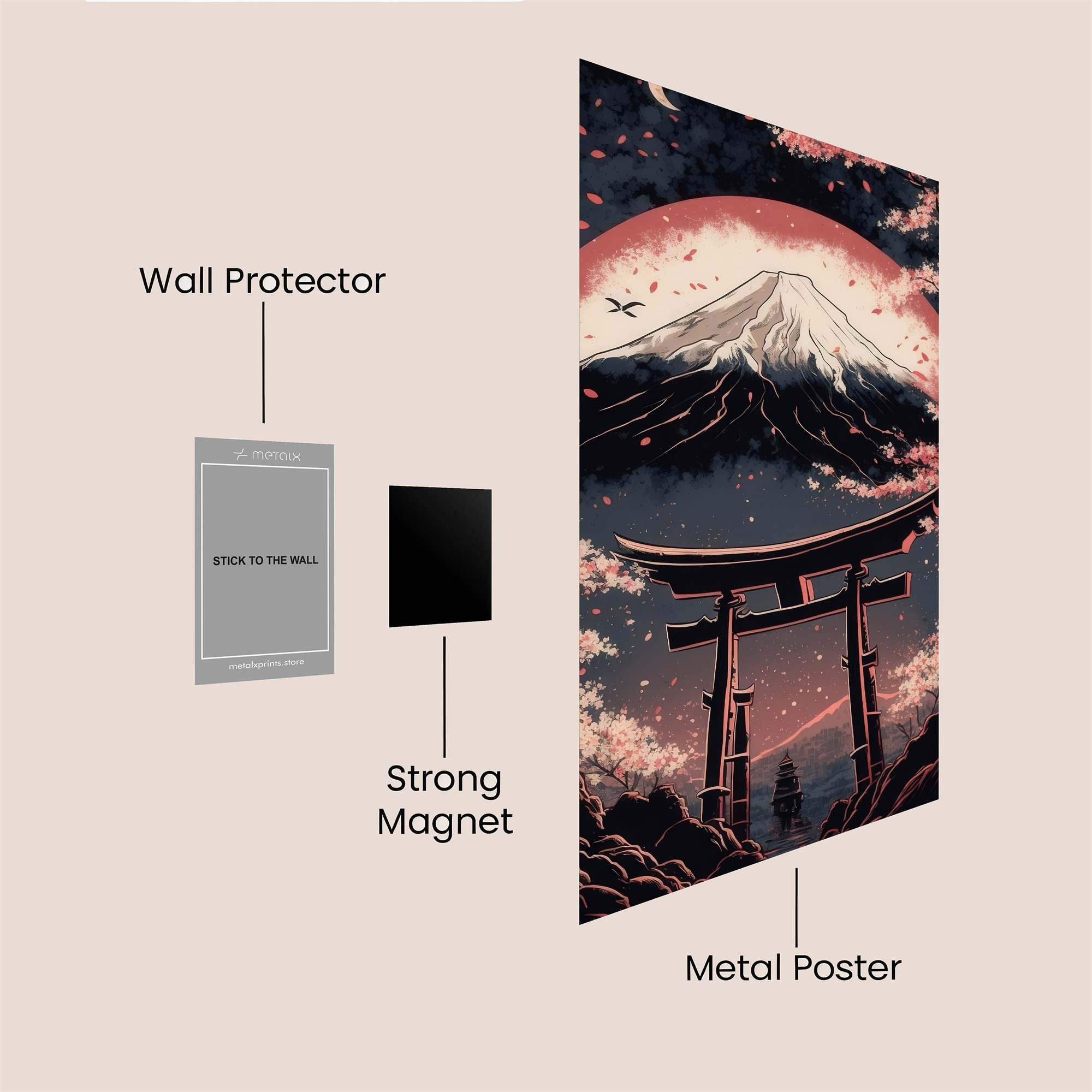 Fuji Serenity Safe Wall Magnetic / M