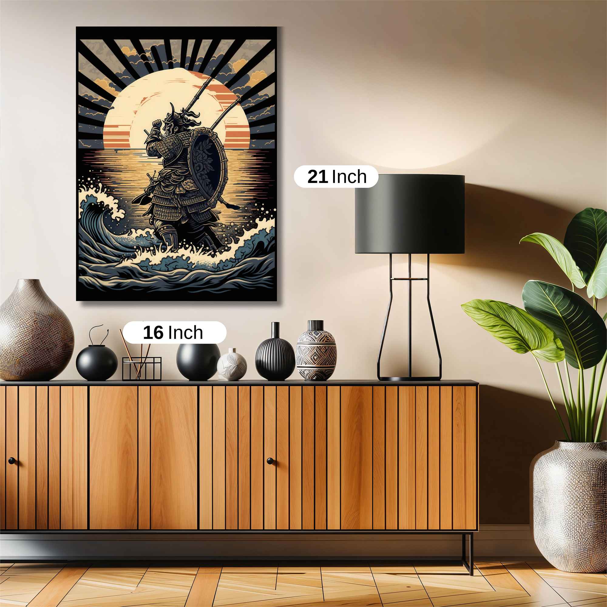 Samurai Dawn Safe Wall Magnetic / M