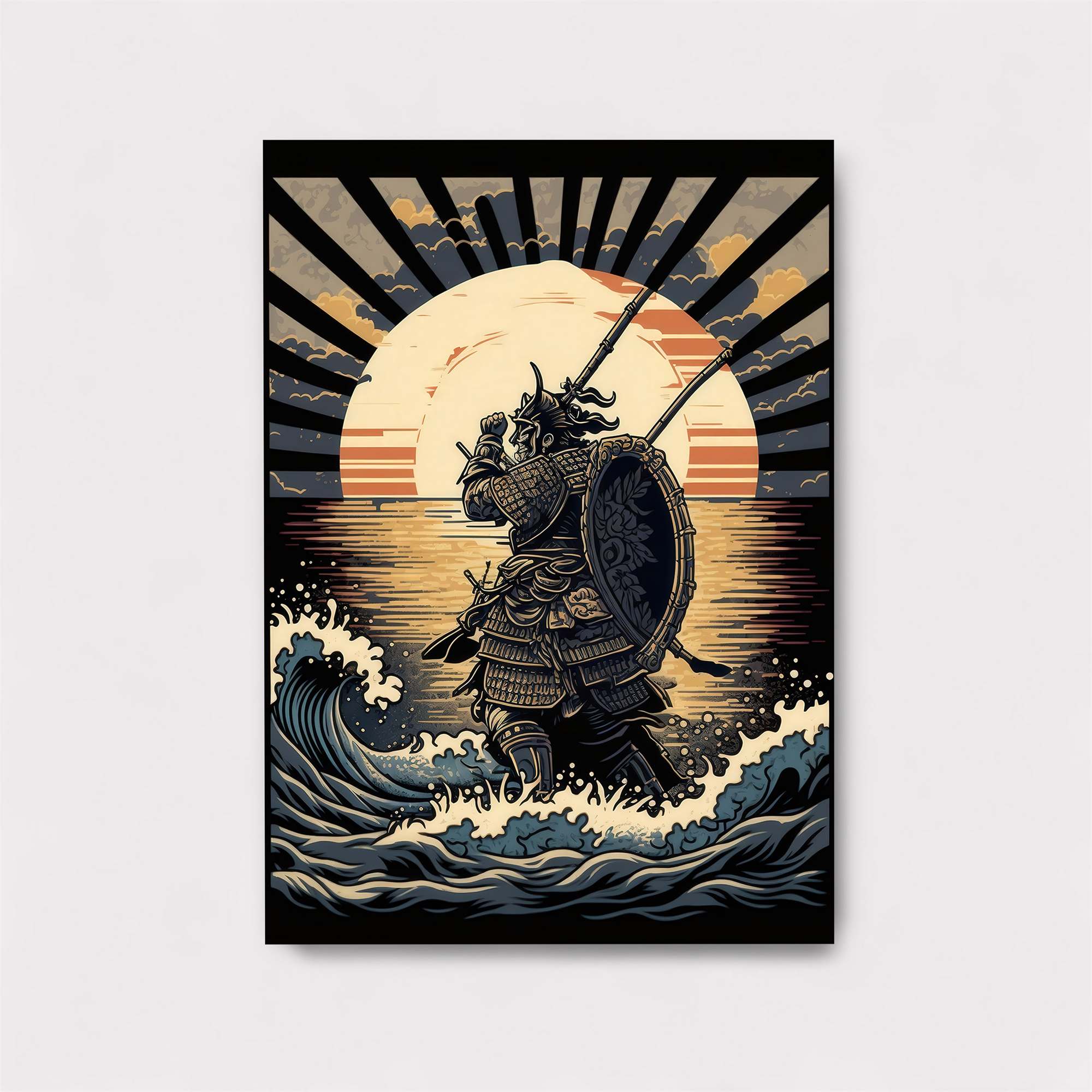 Samurai Dawn Safe Wall Magnetic / M