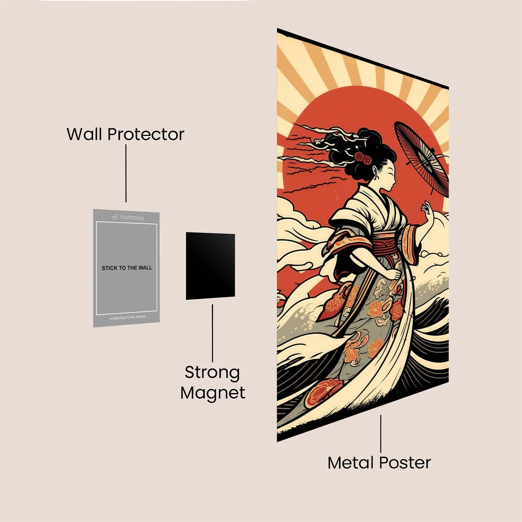 Geisha Radiance Safe Wall Magnetic / M