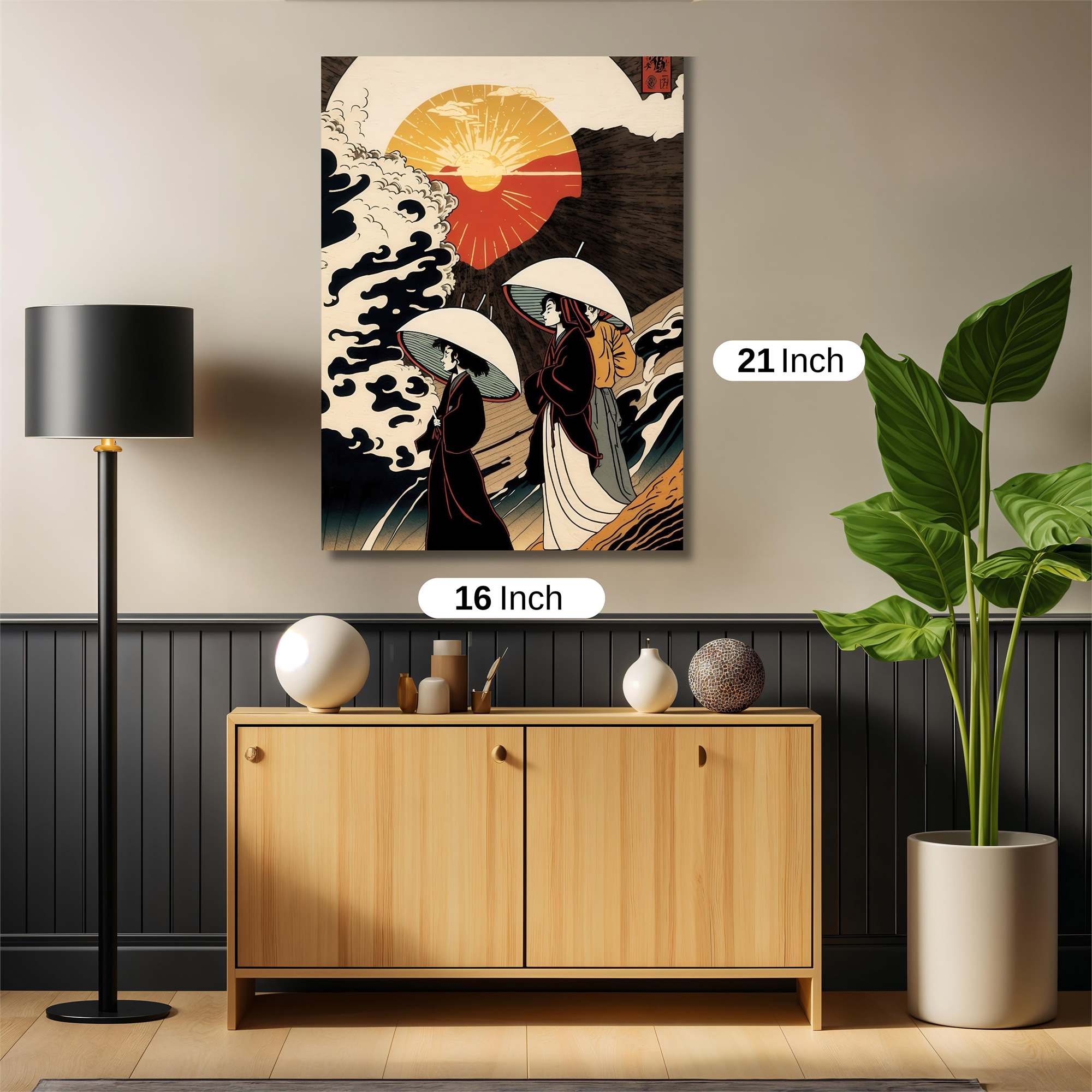 Sunrise Serenity Safe Wall Magnetic / M