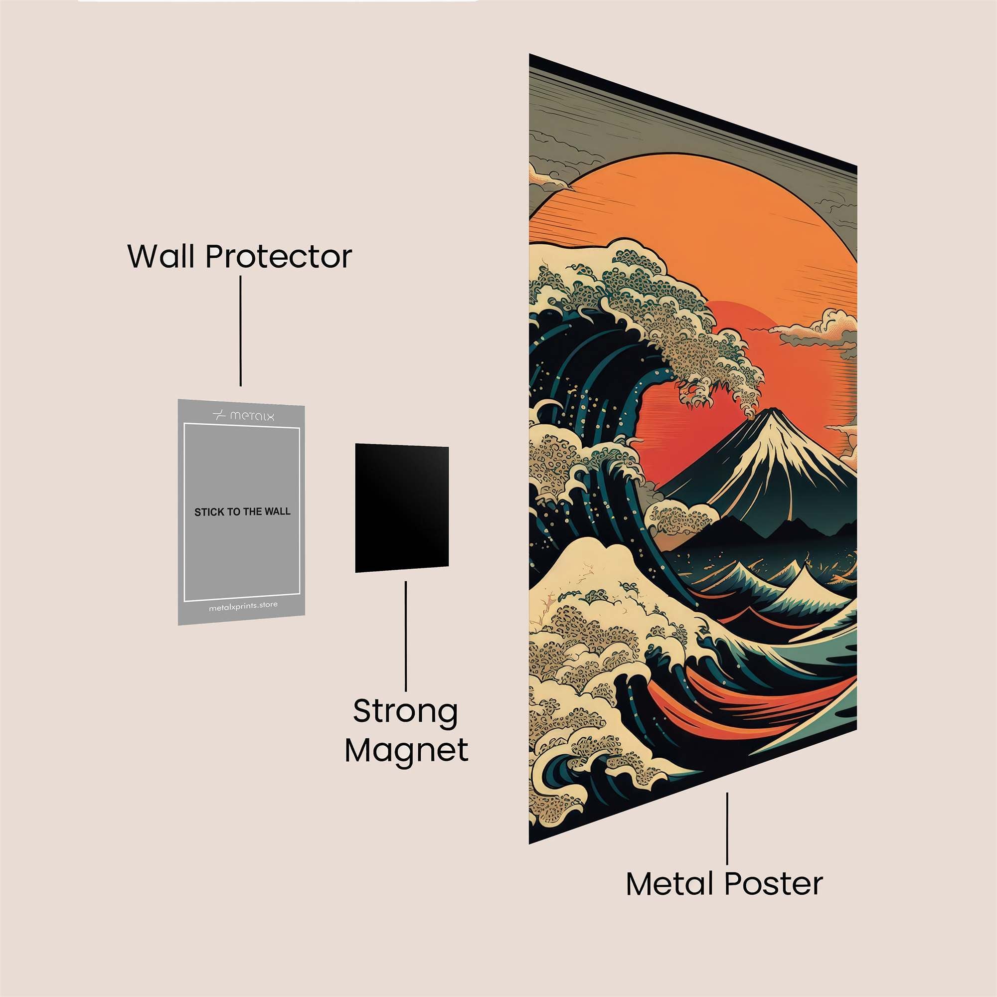 Fuji Serenity Safe Wall Magnetic / M