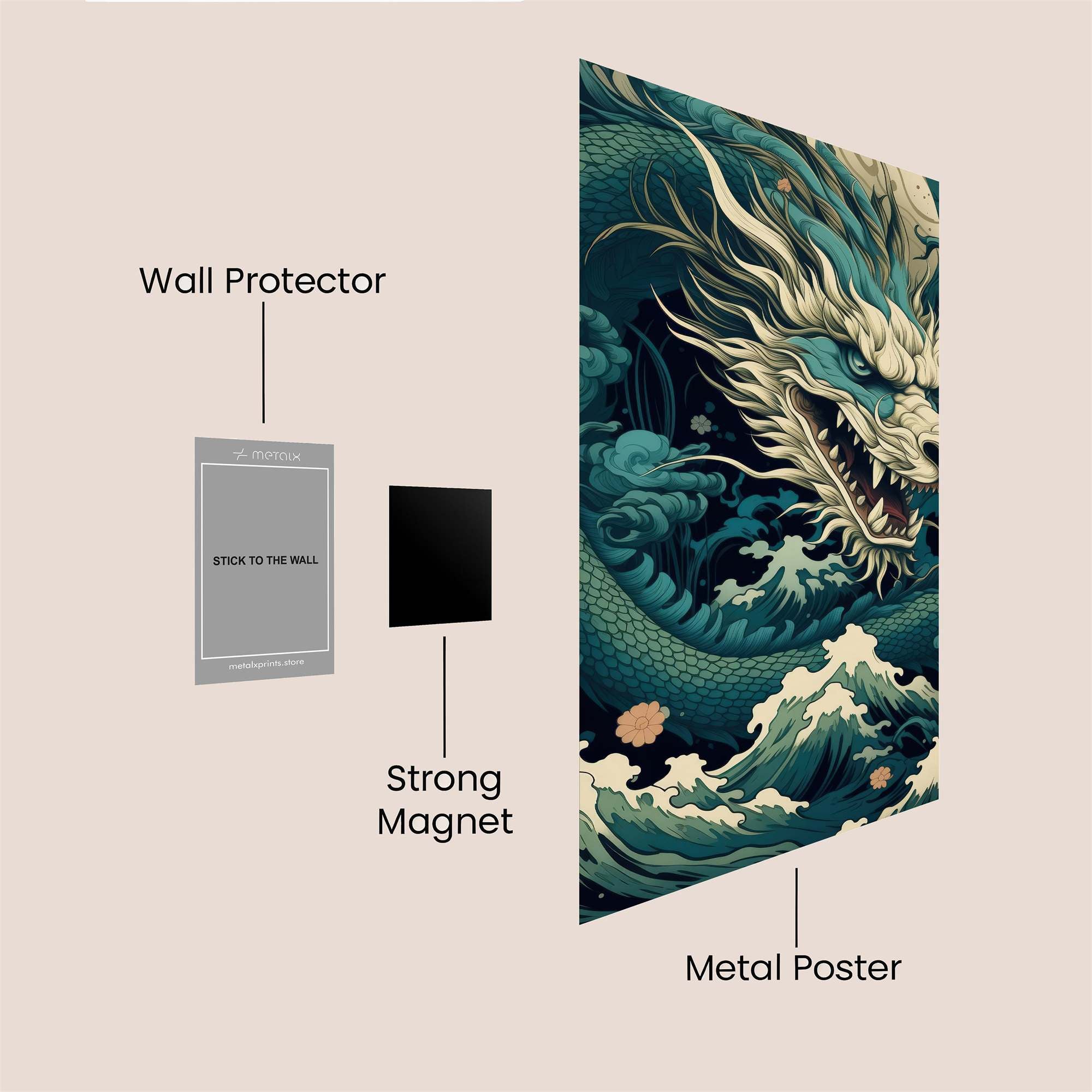 Dragon Tempest Safe Wall Magnetic / M