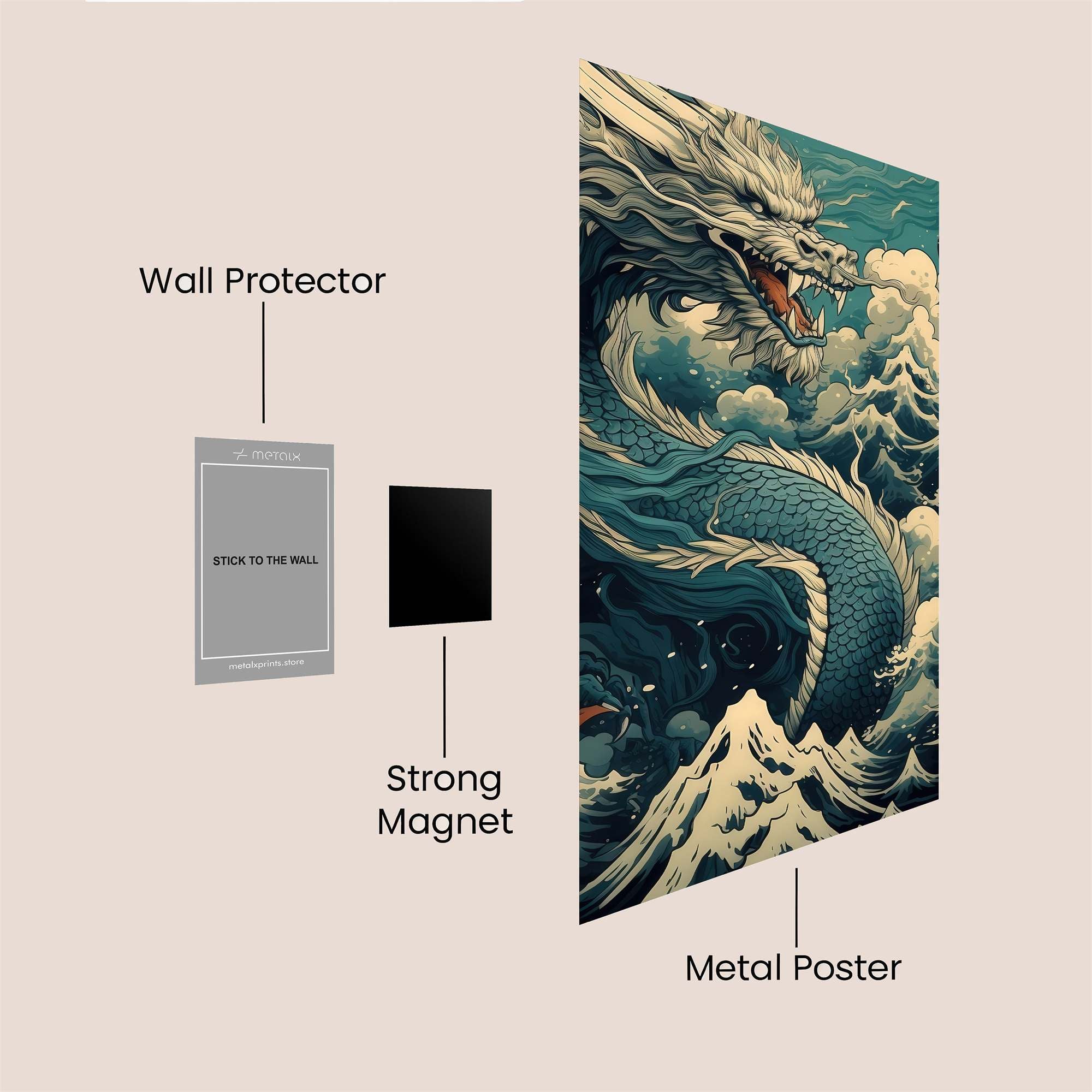 Dragon Majesty Safe Wall Magnetic / M
