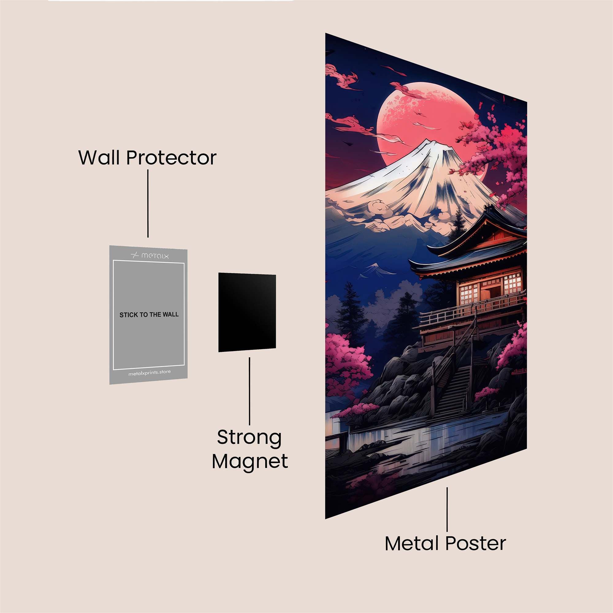 Fuji Serenity Safe Wall Magnetic / M