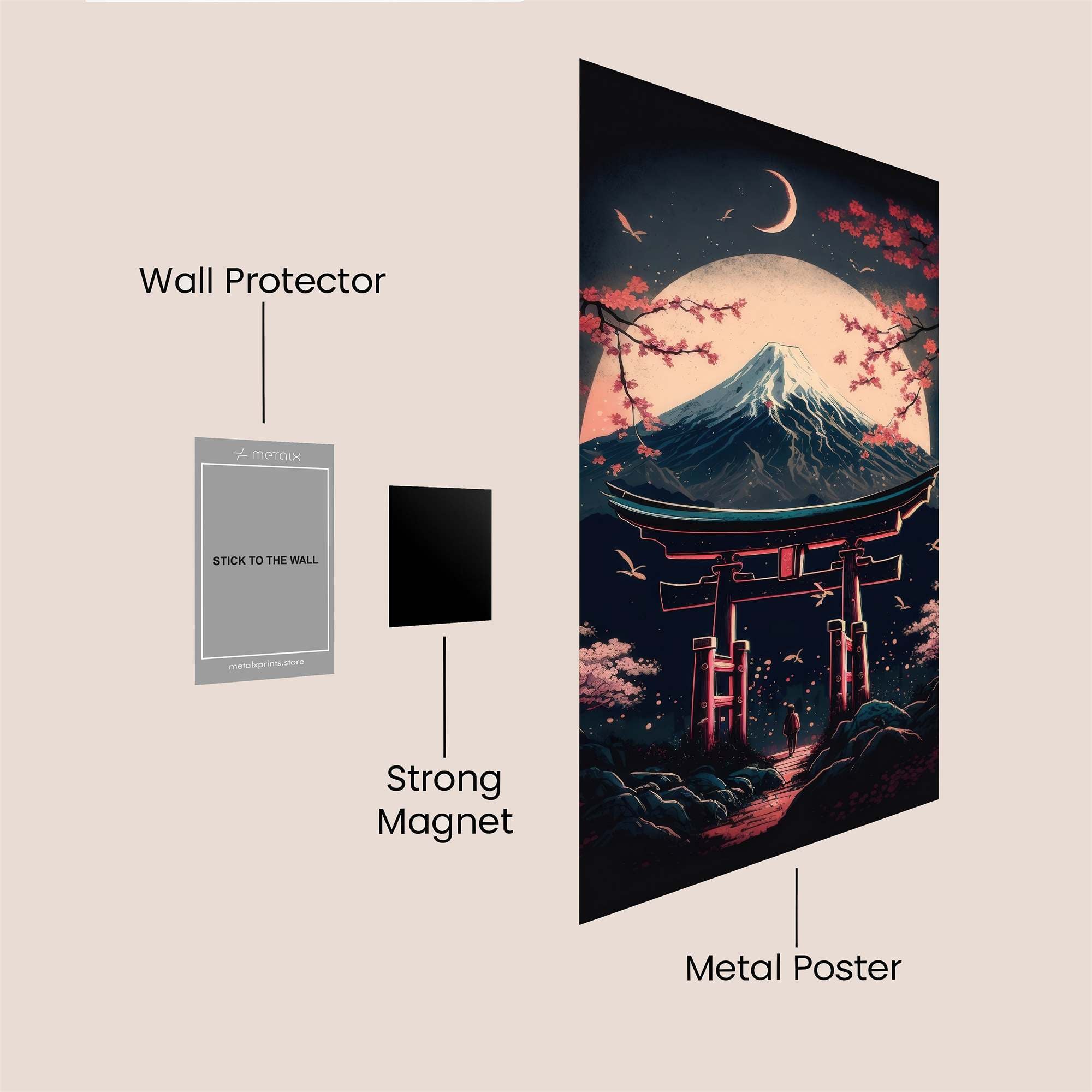 Fuji Serenity Safe Wall Magnetic / M