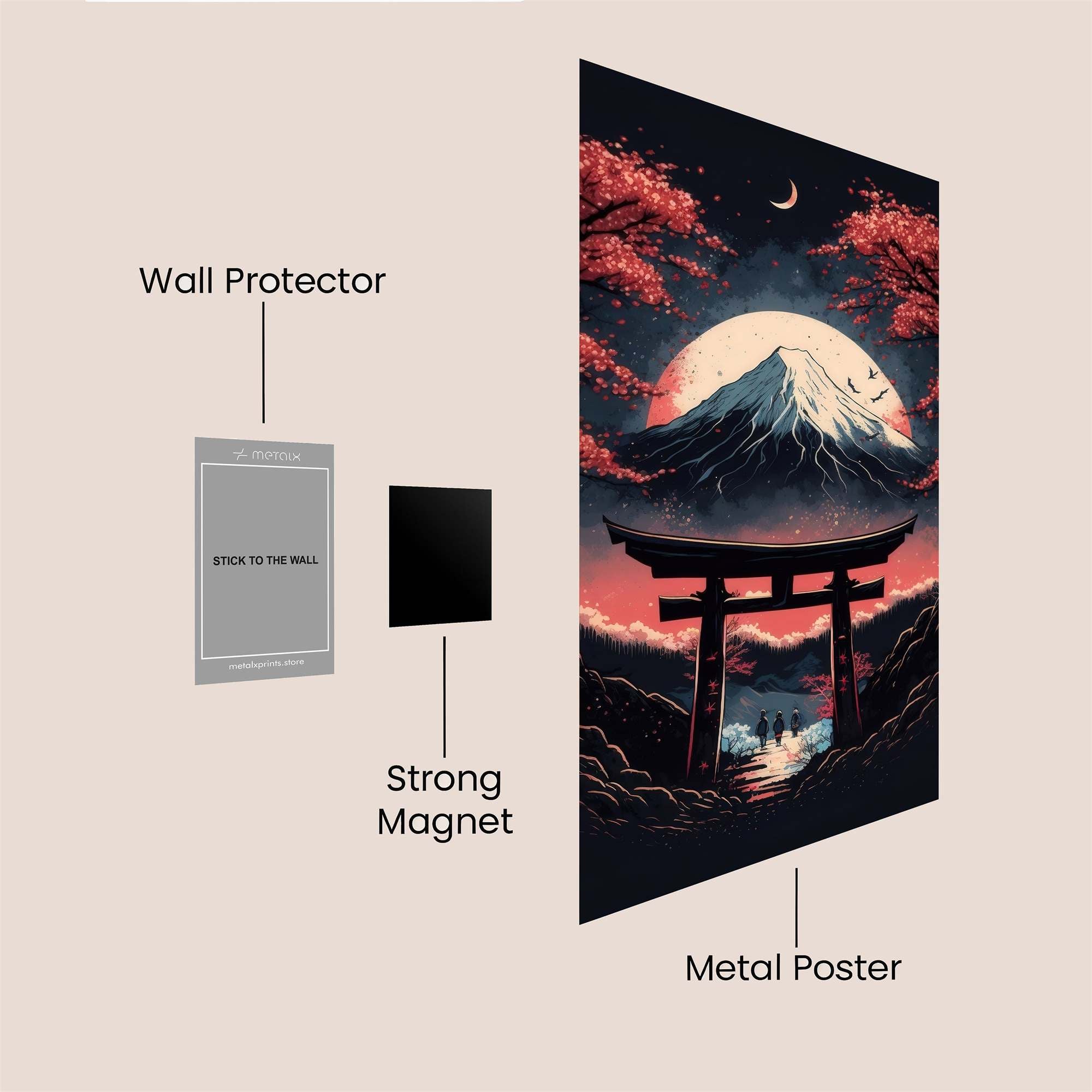Fuji Serenity Safe Wall Magnetic / M