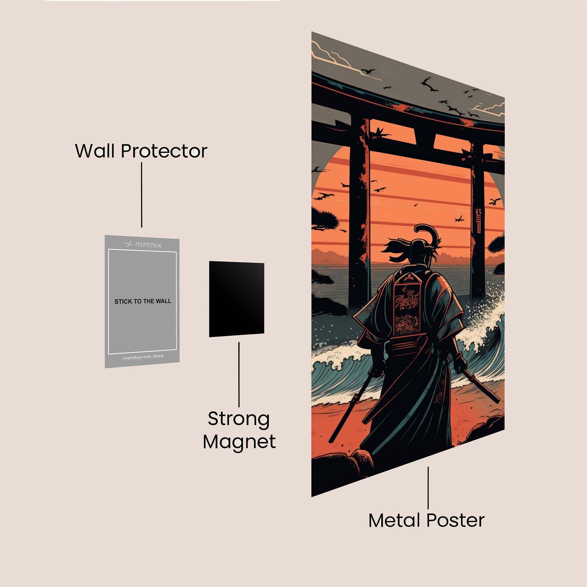 Samurai Serenity Safe Wall Magnetic / M