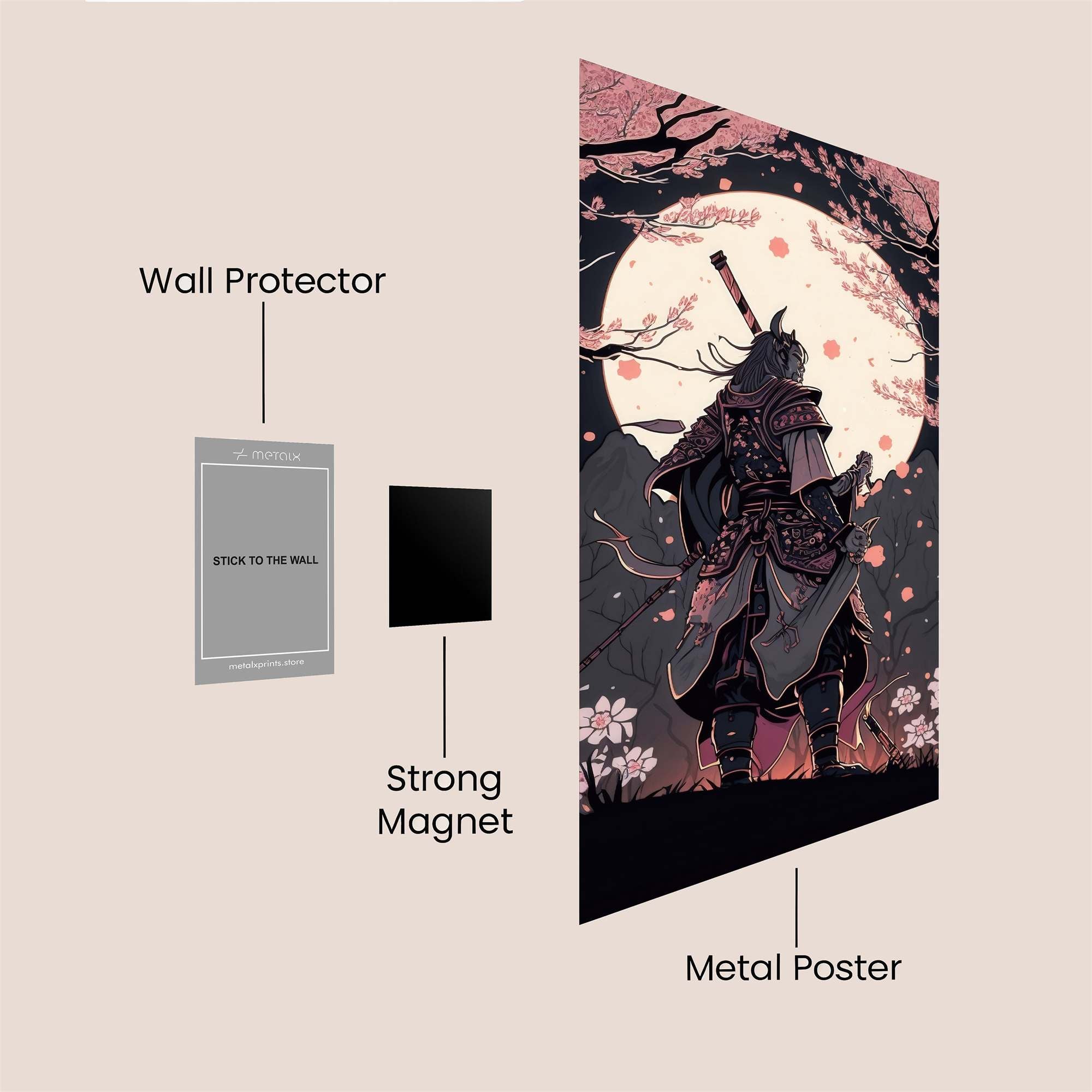 Samurai Serenity Safe Wall Magnetic / M