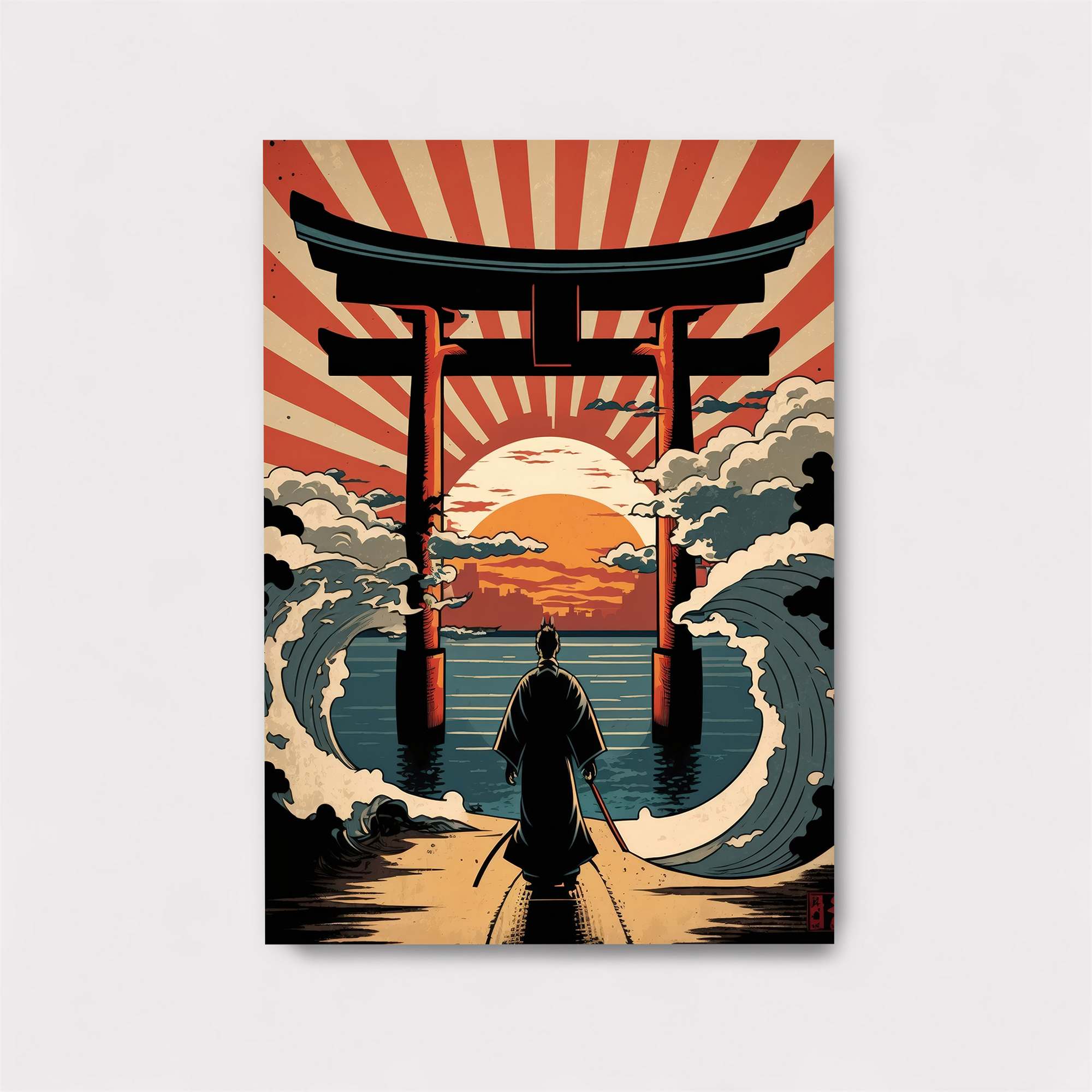 Samurai Serenity Safe Wall Magnetic / M