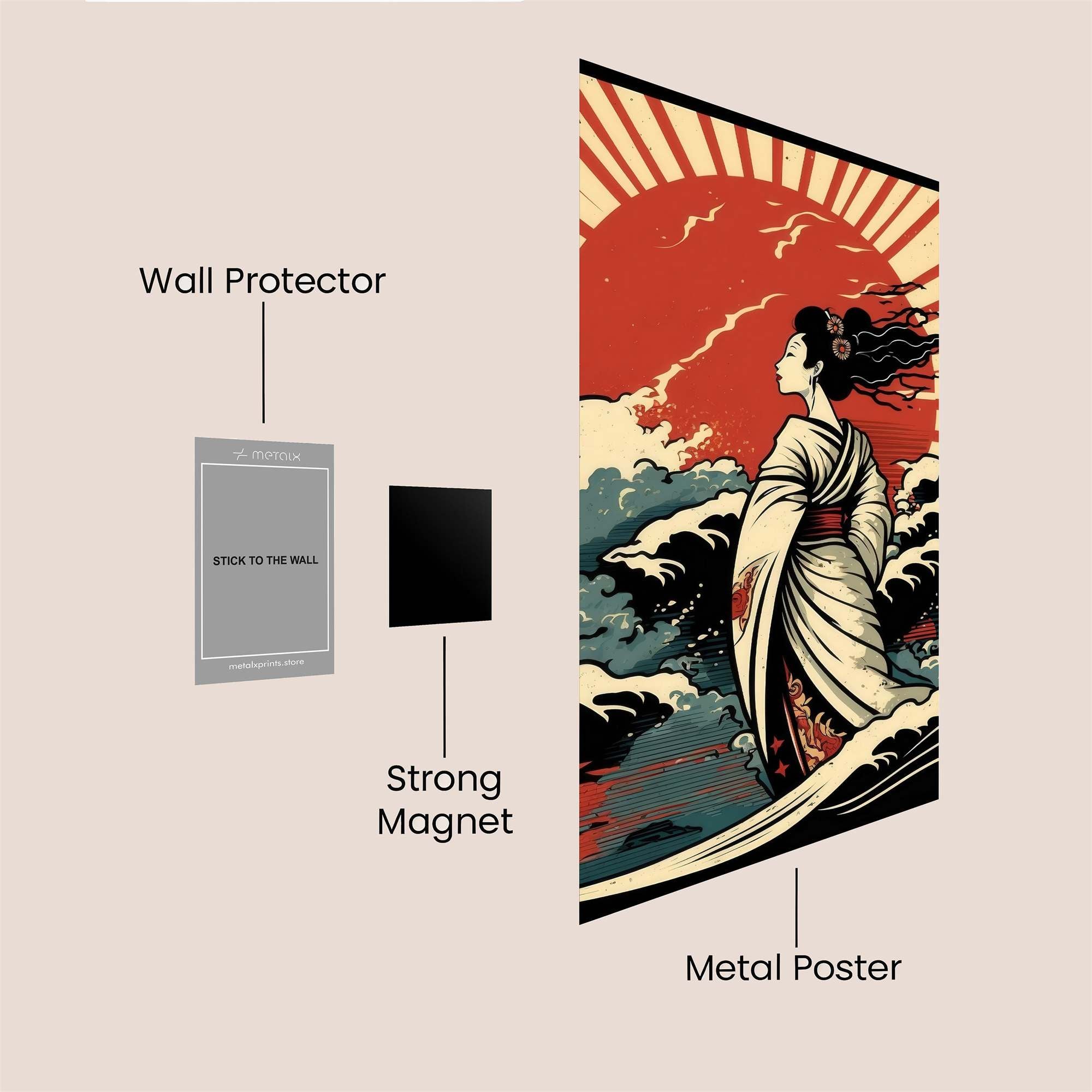 Amaterasu Dawn Safe Wall Magnetic / M