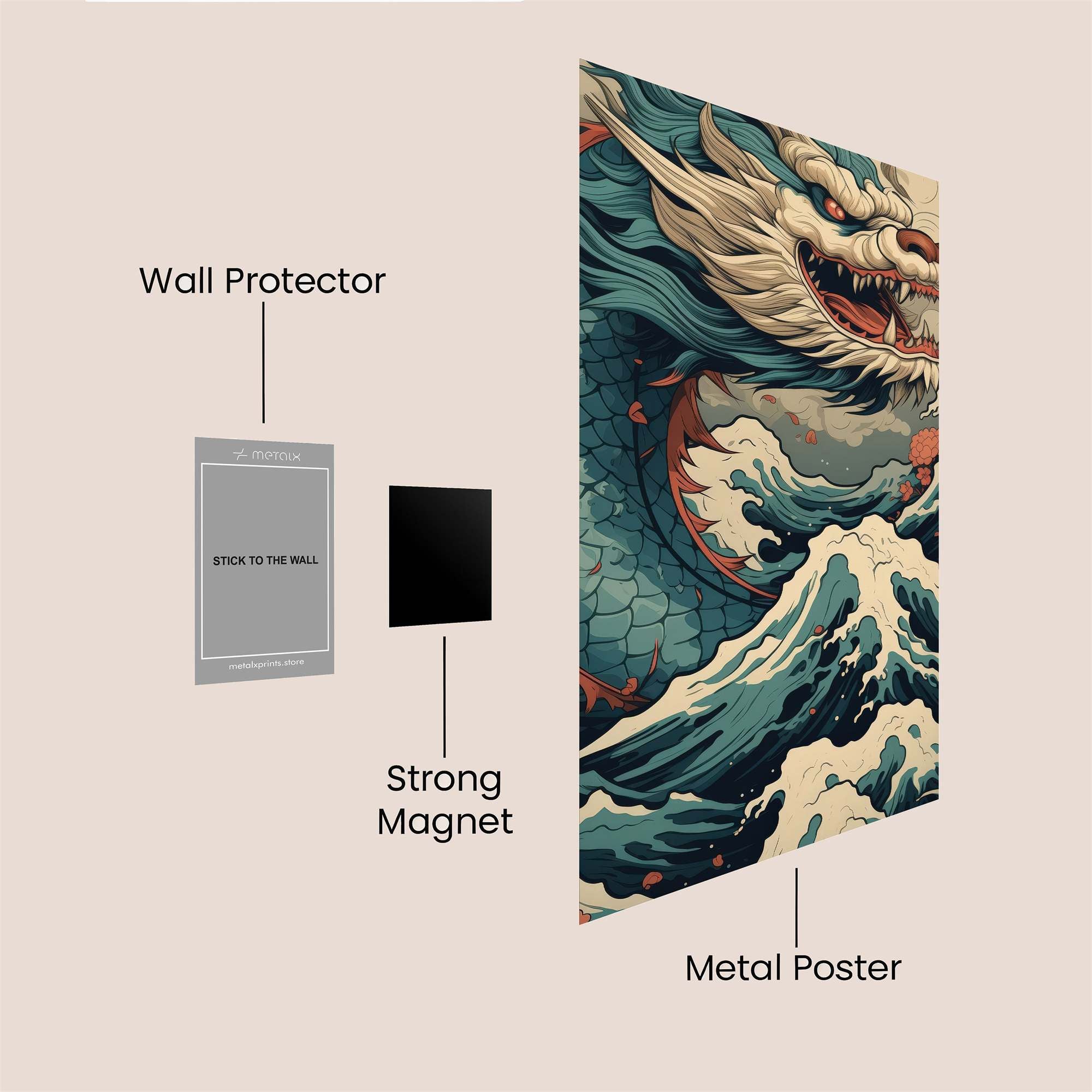 Dragon Tempest Safe Wall Magnetic / M