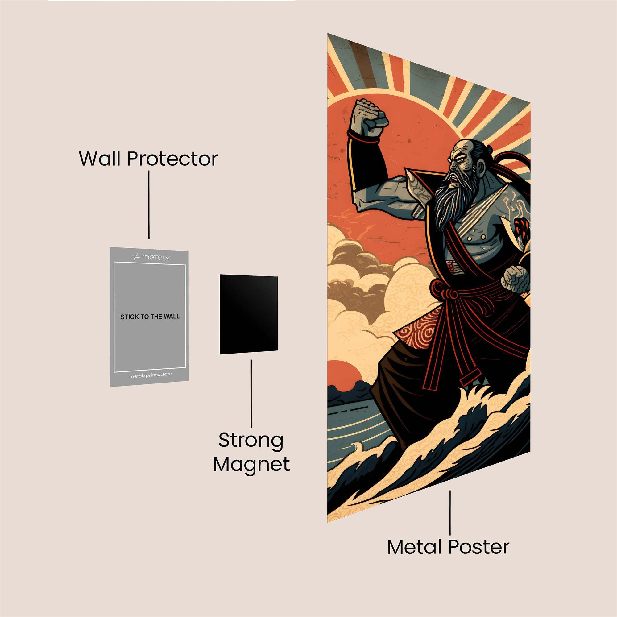 Kratos Rising Safe Wall Magnetic / M