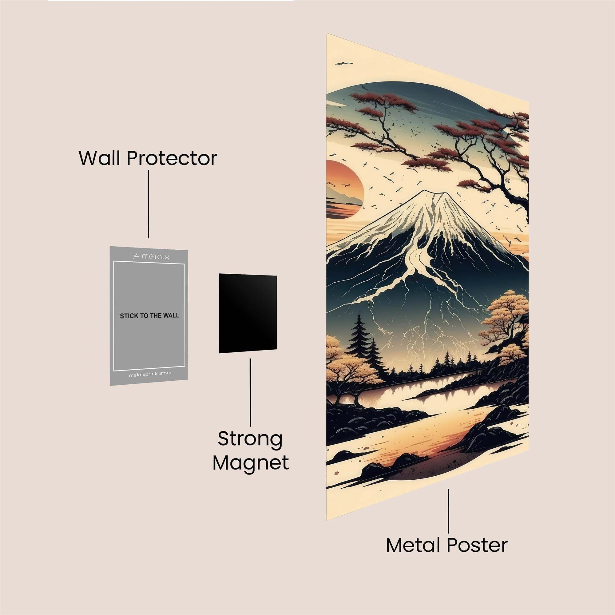 Fuji Serenity Safe Wall Magnetic / M