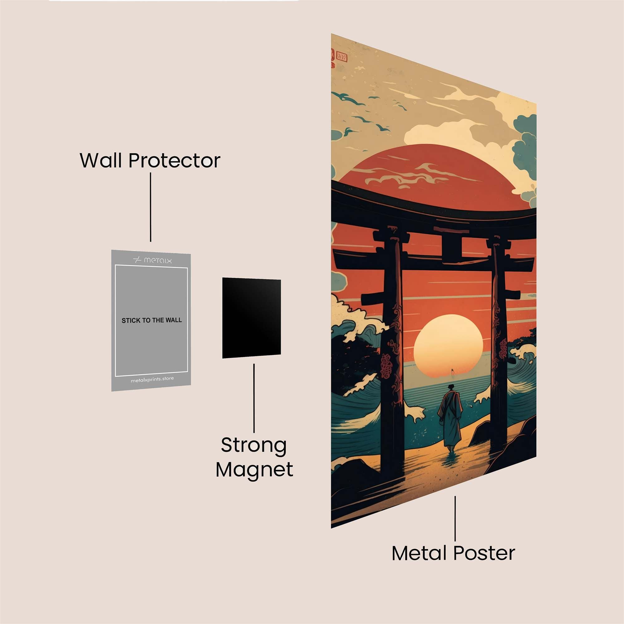 Sunrise Serenity Safe Wall Magnetic / M