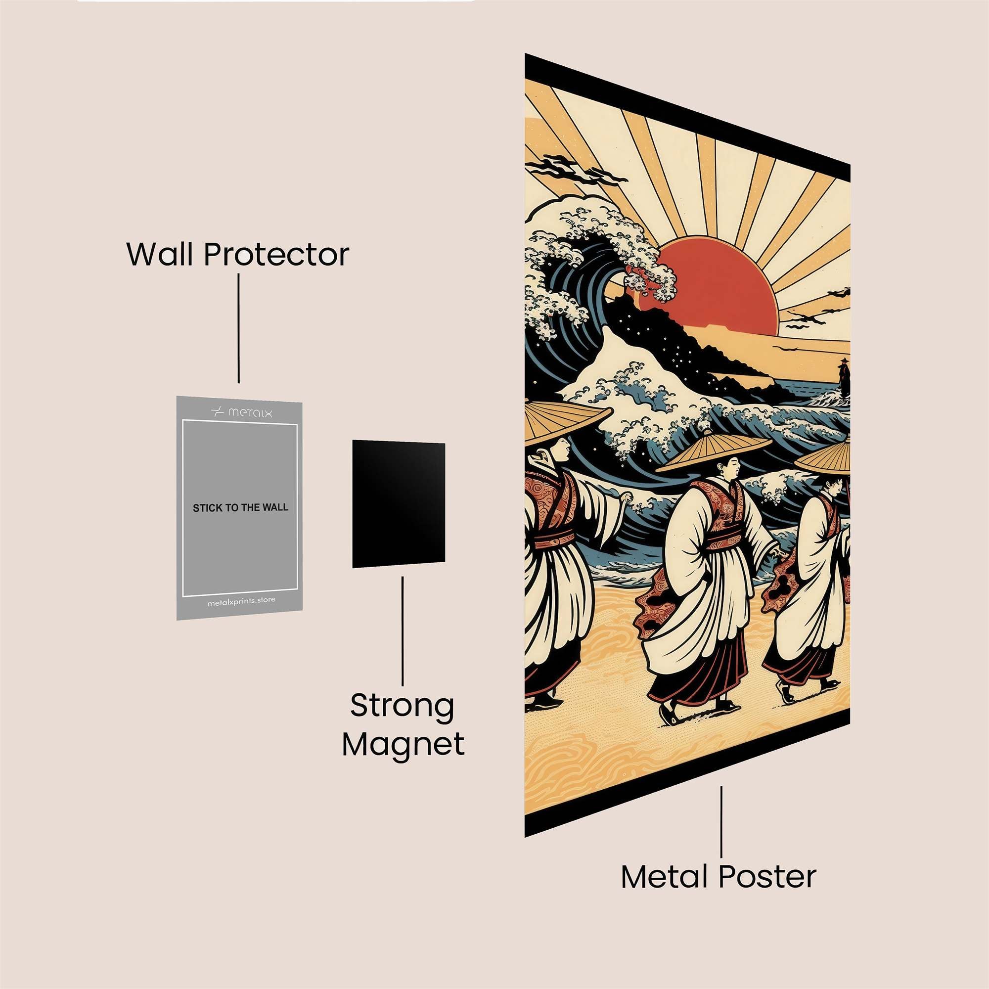Monks' Odyssey Safe Wall Magnetic / M