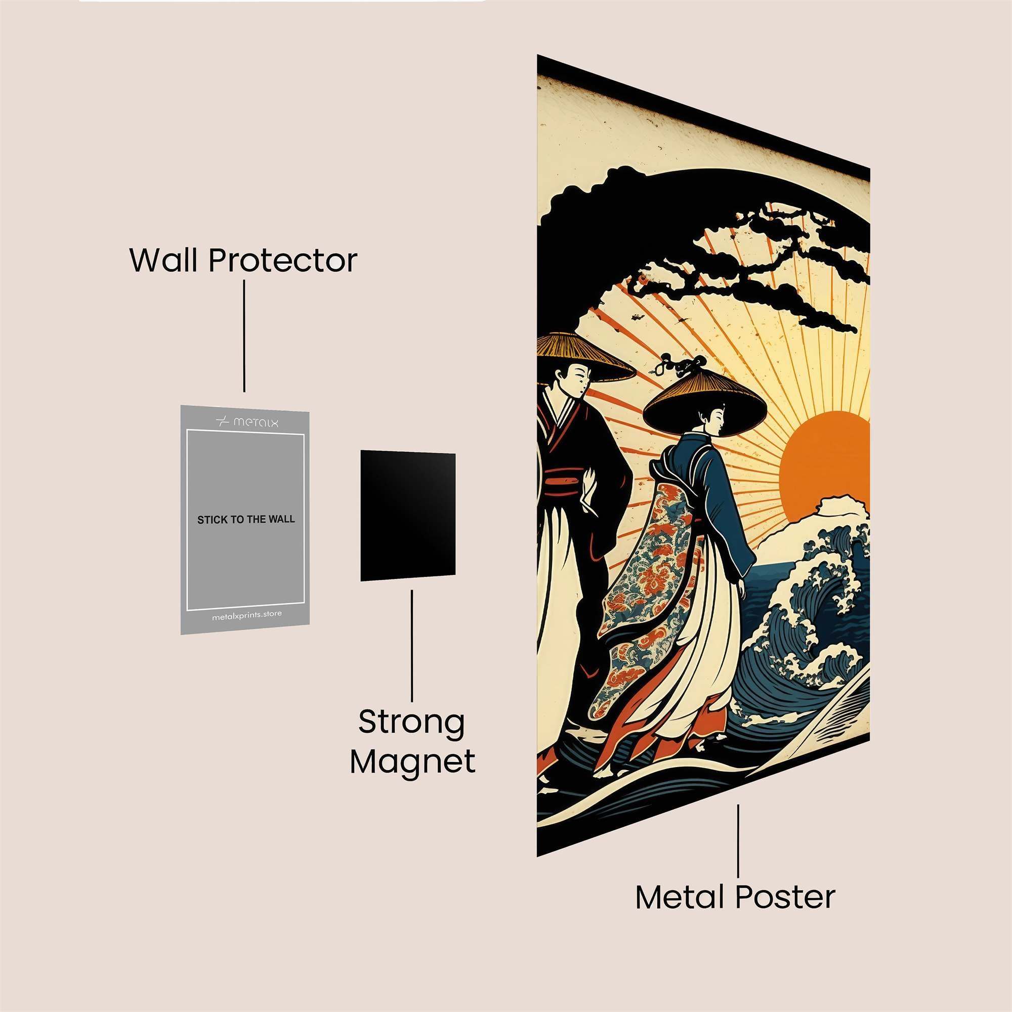 Sunrise Serenity Safe Wall Magnetic / M
