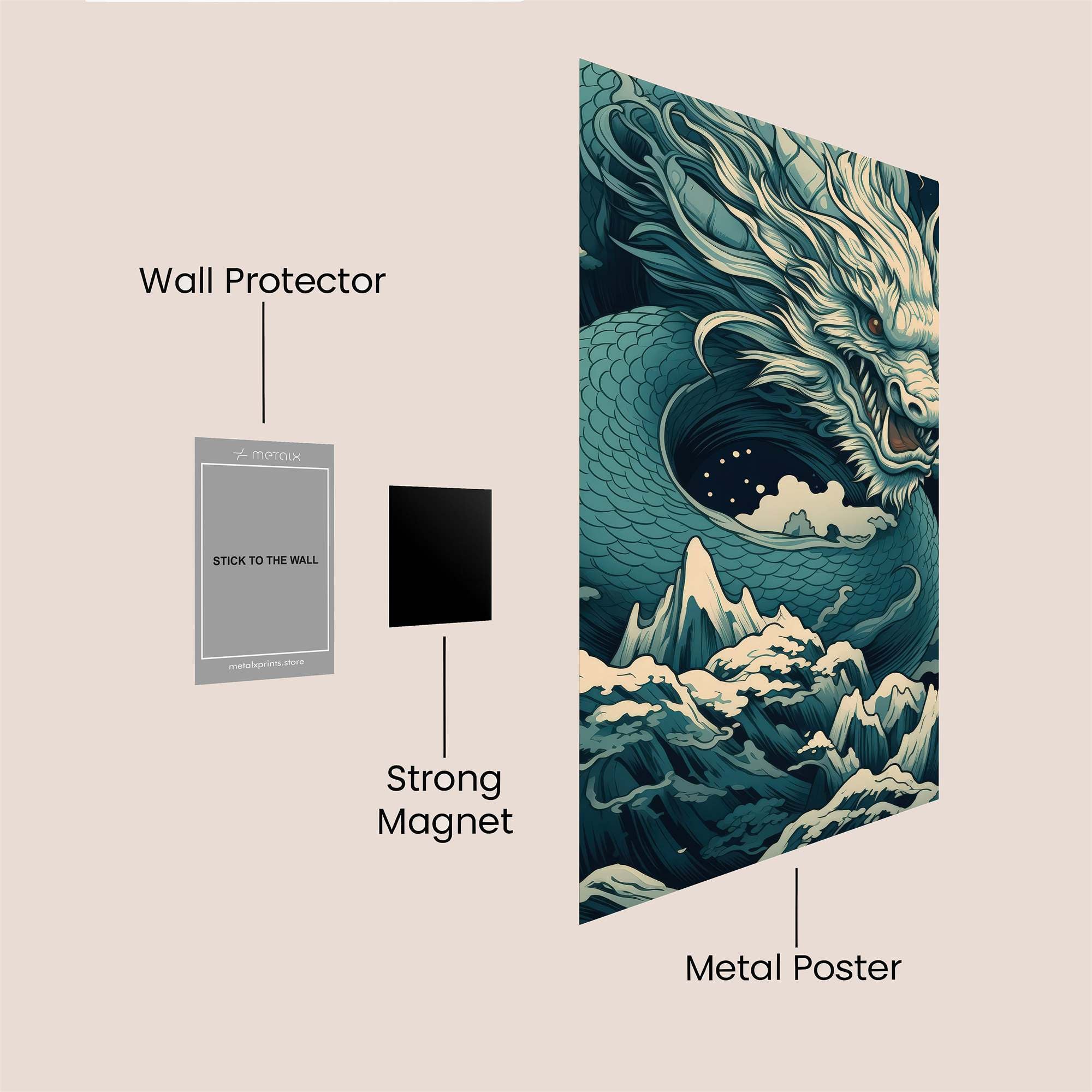Dragon Majesty Safe Wall Magnetic / M