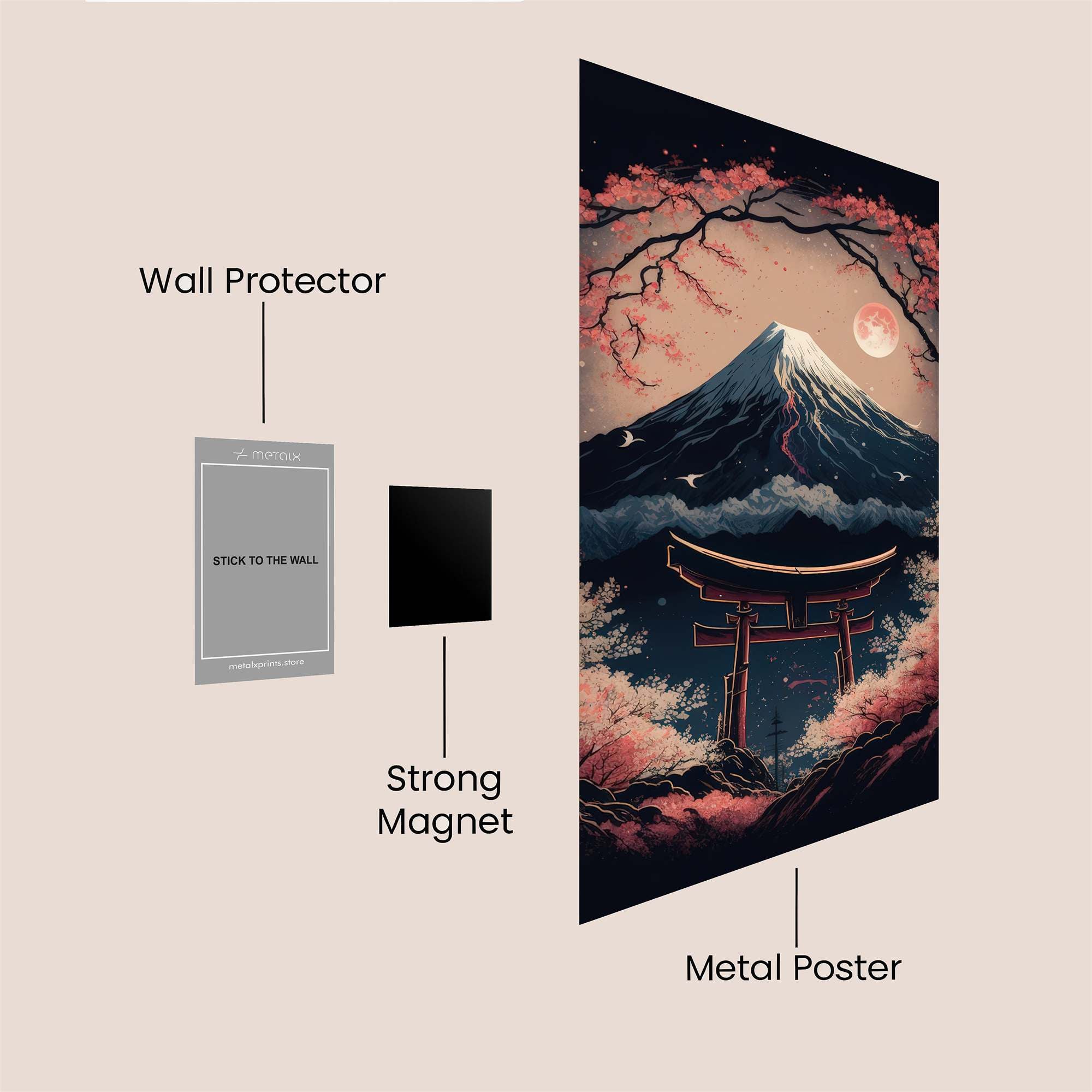 Fuji Serenity Safe Wall Magnetic / M