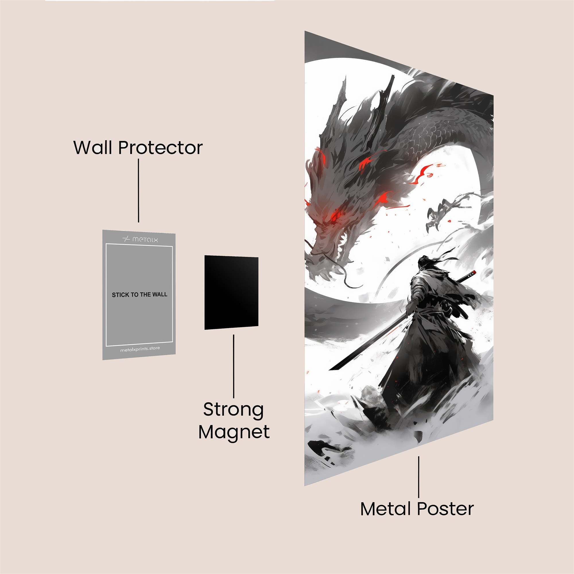 Dragon Eclipse Safe Wall Magnetic / M