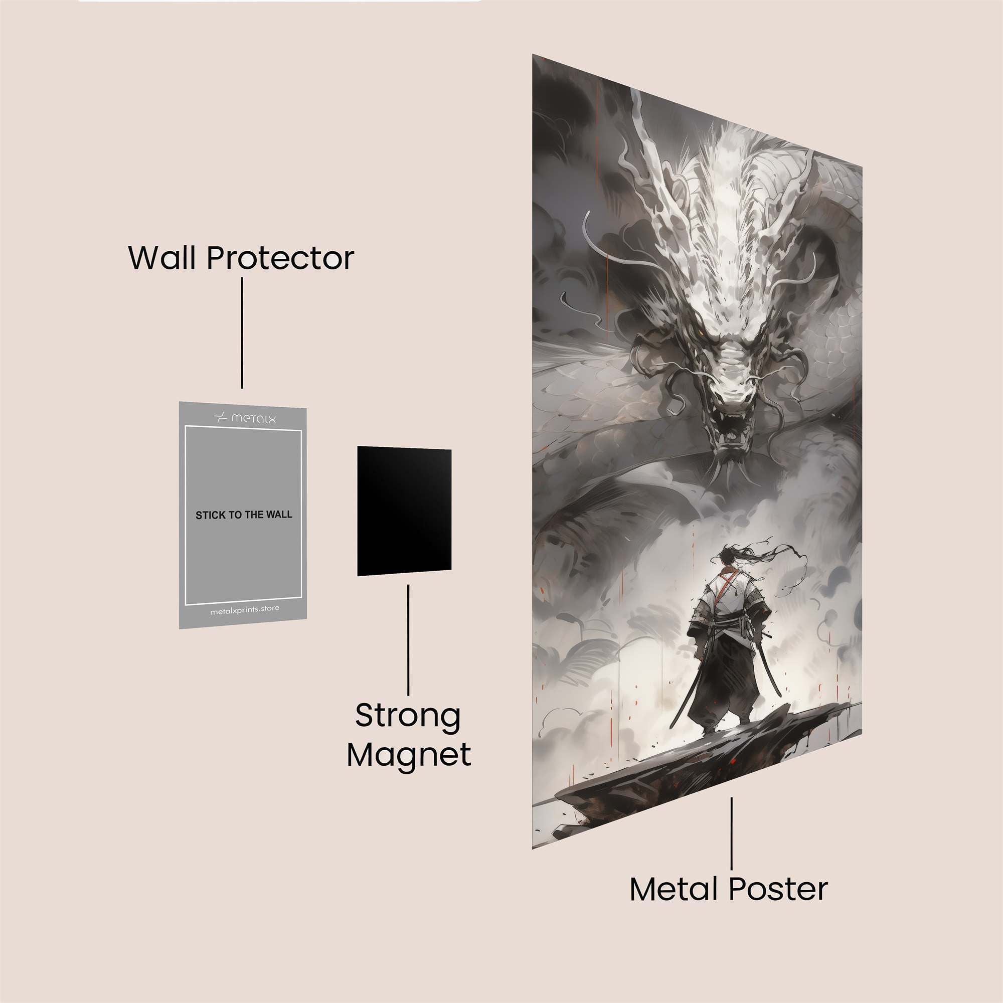 Dragon Valor Safe Wall Magnetic / M