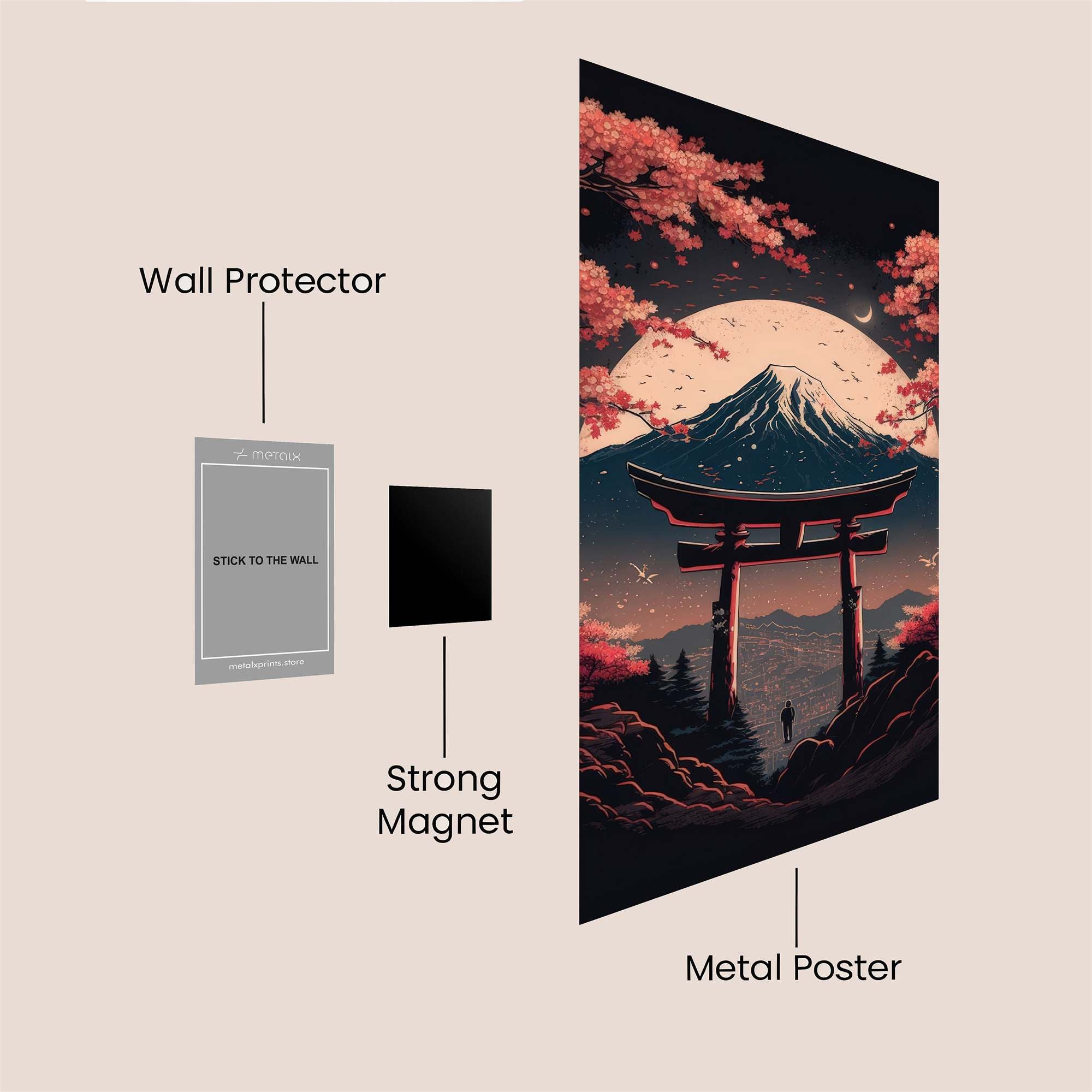 Fuji Serenity Safe Wall Magnetic / M