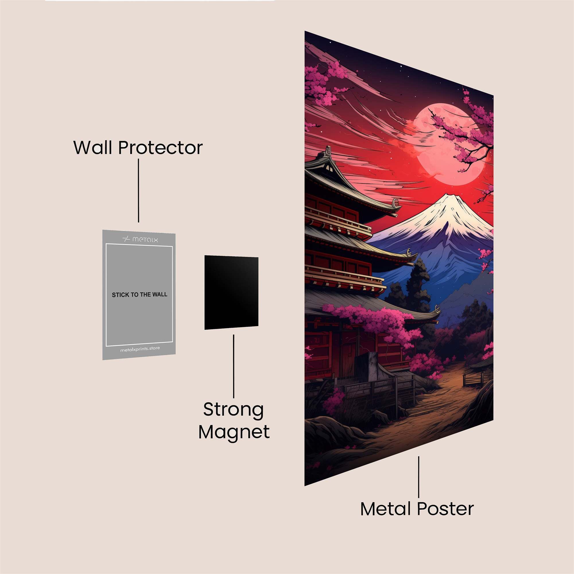 Fuji Dreamscape Safe Wall Magnetic / M