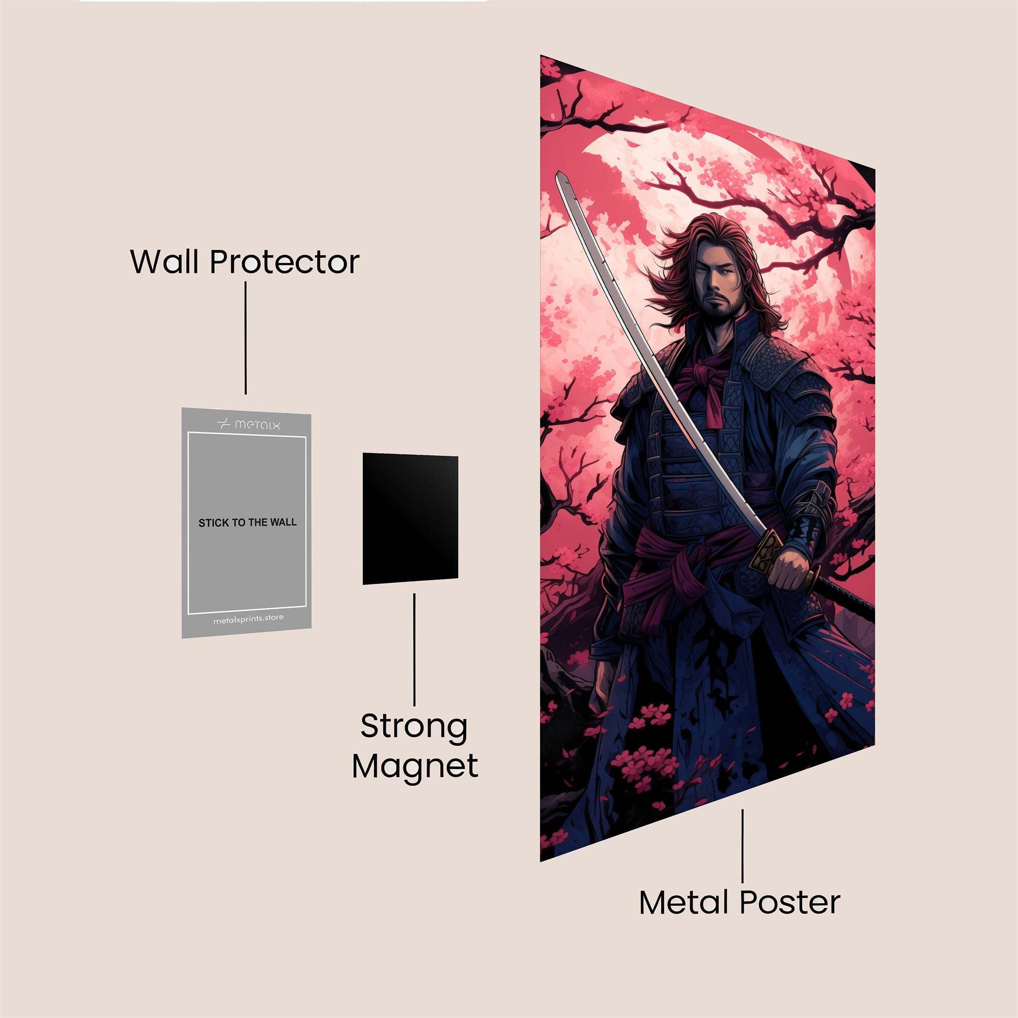 Samurai Serenity Safe Wall Magnetic / M