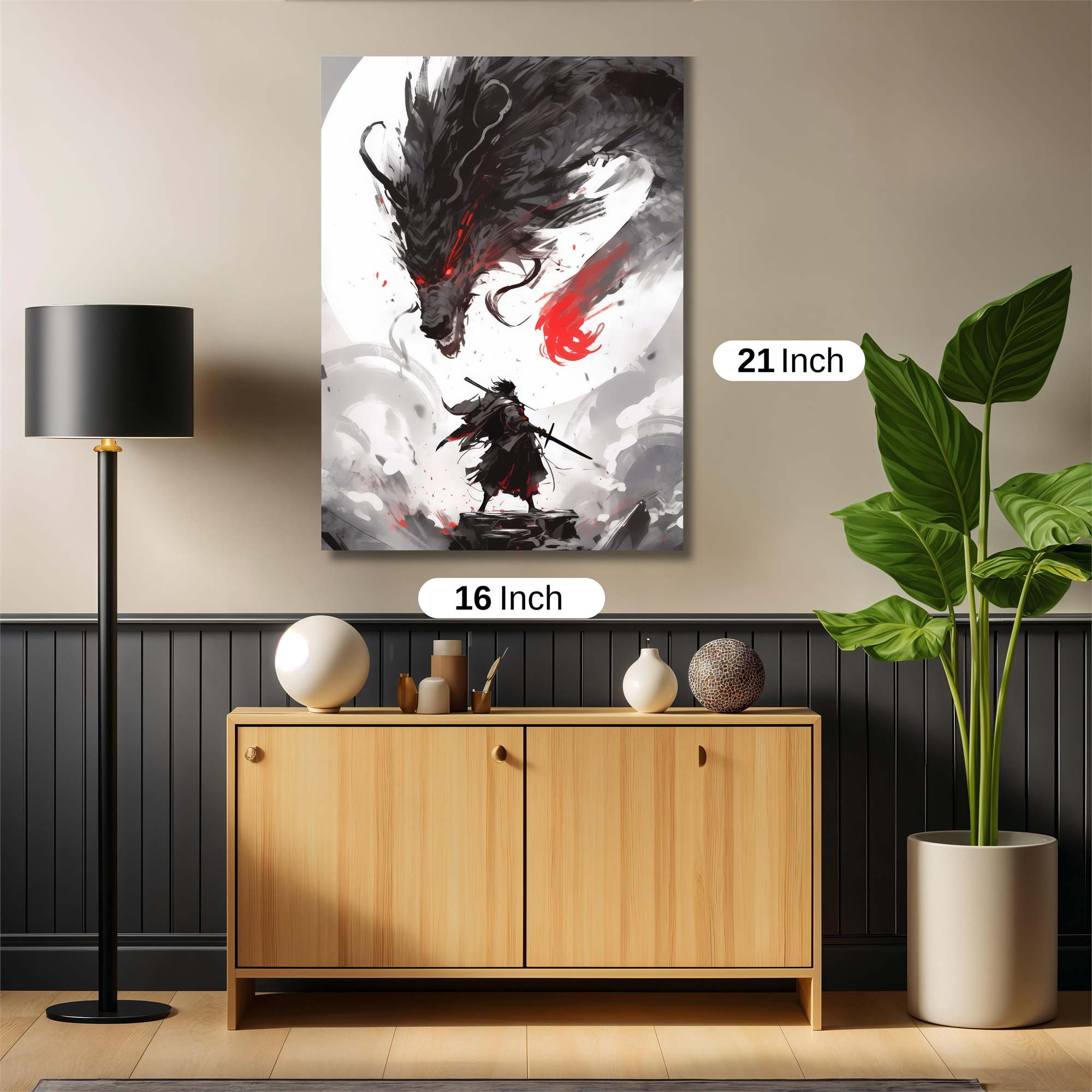 Wolf Fury Safe Wall Magnetic / M