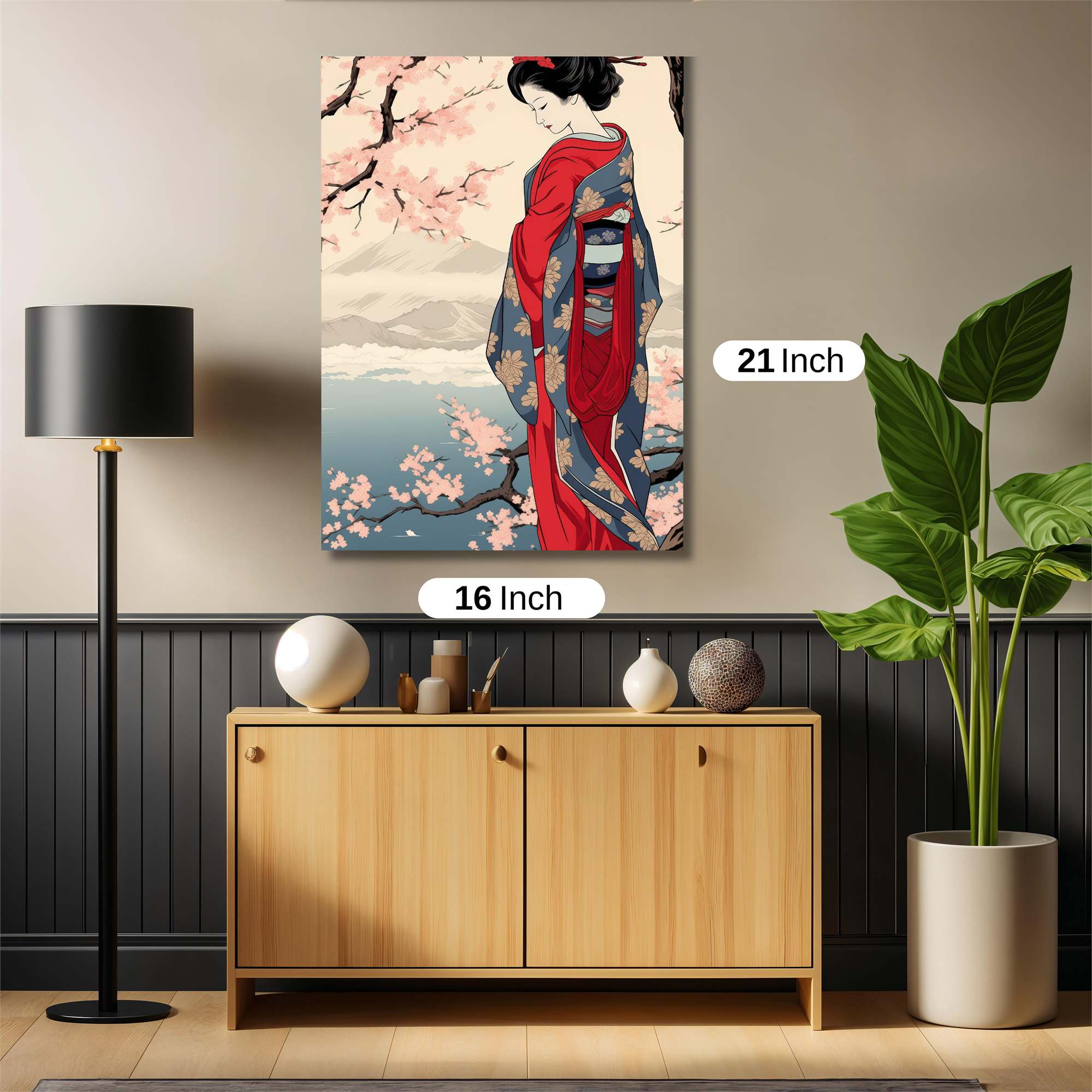Geisha Serenity Safe Wall Magnetic / M